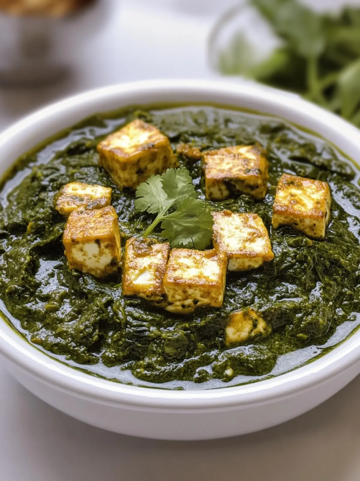 Savory Indian Palak Paneer: Your New Favorite Comfort Dish 4 Indian Palak Paneer (Spinach with Cheese)