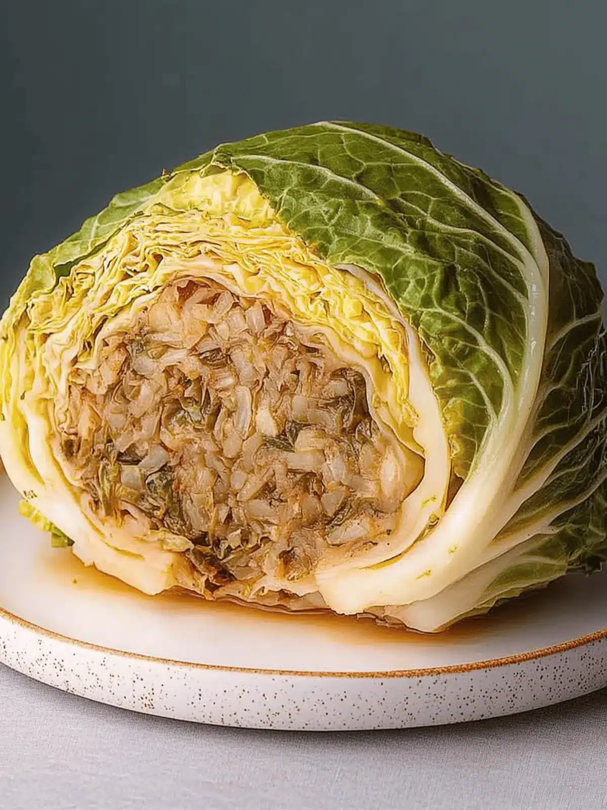 Savory Stuffed Whole Cabbage: A Family Comfort Dish 3 Stuffed Whole Cabbage