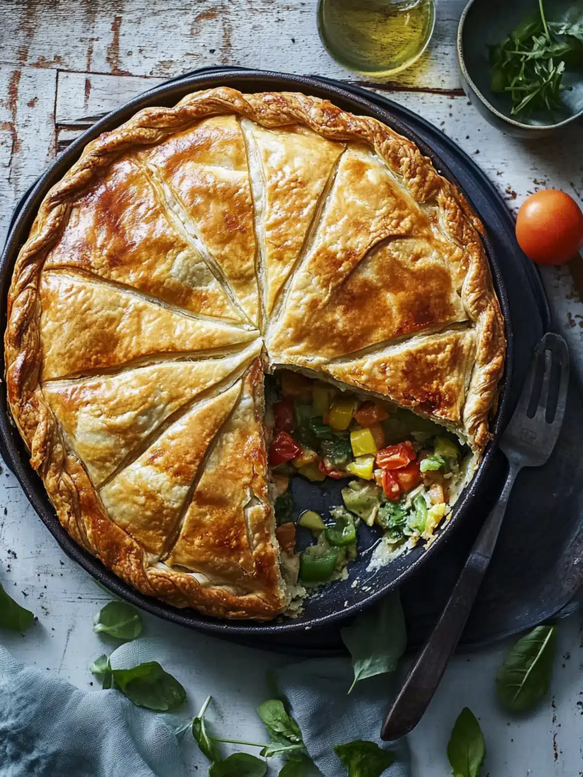 Cozy Rustic Free Form Moroccan Chicken Pie for Winter Nights 2 Rustic Free Form Moroccan Chicken Pie