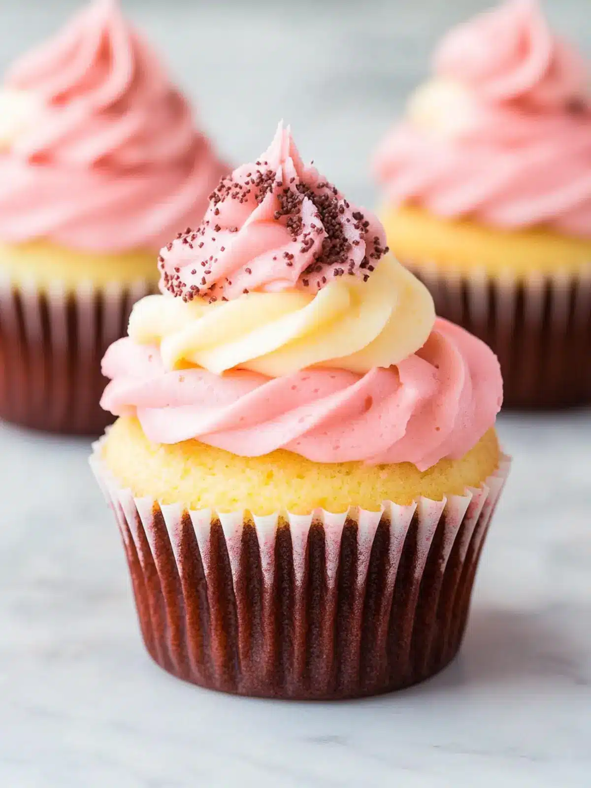 Neapolitan Cupcakes That Will Make Your Taste Buds Dance 2 Neapolitan Cupcakes