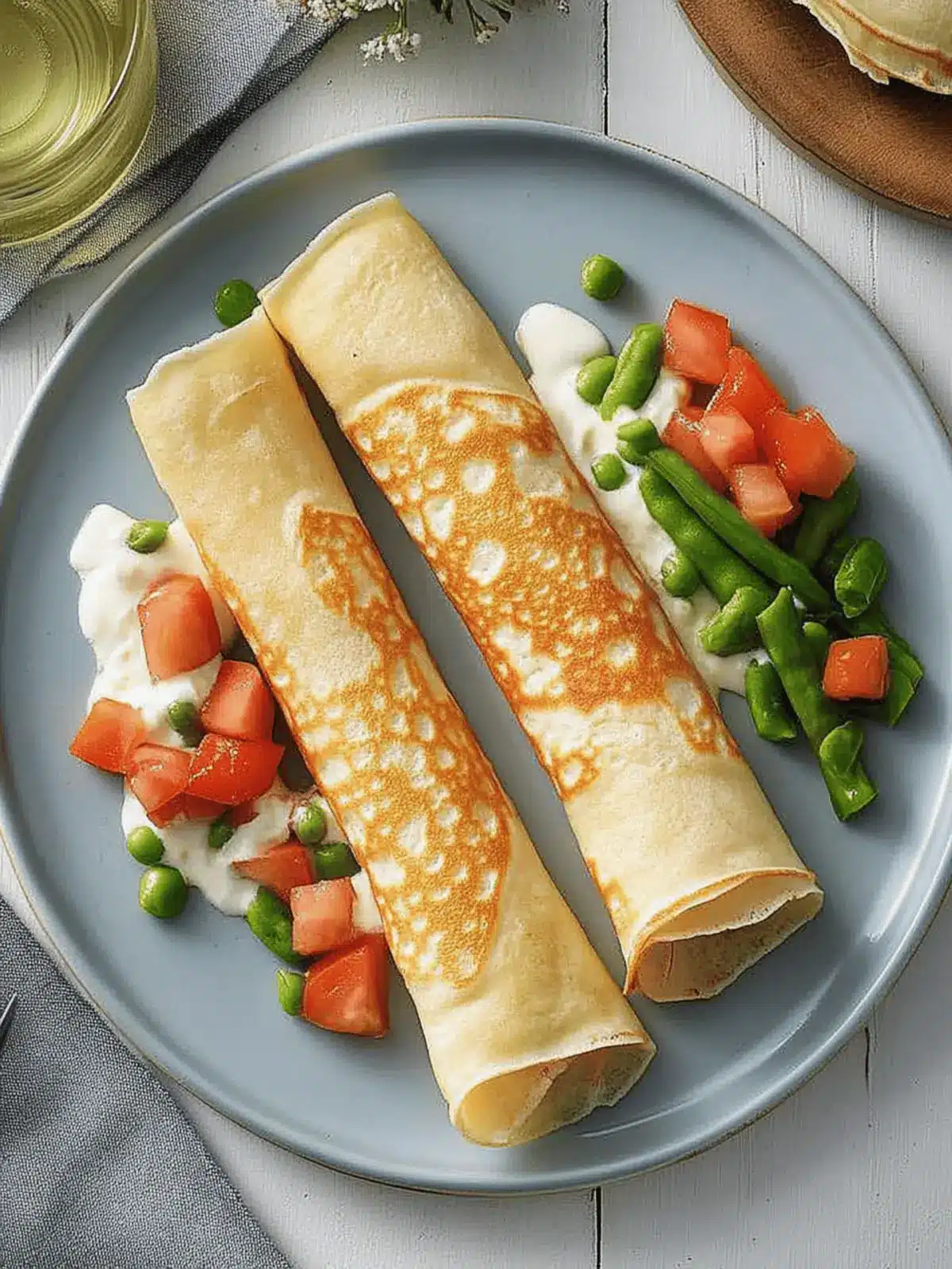Savory Turkey Crepes with Creamy Filling for Cozy Nights 2 Turkey Crepes