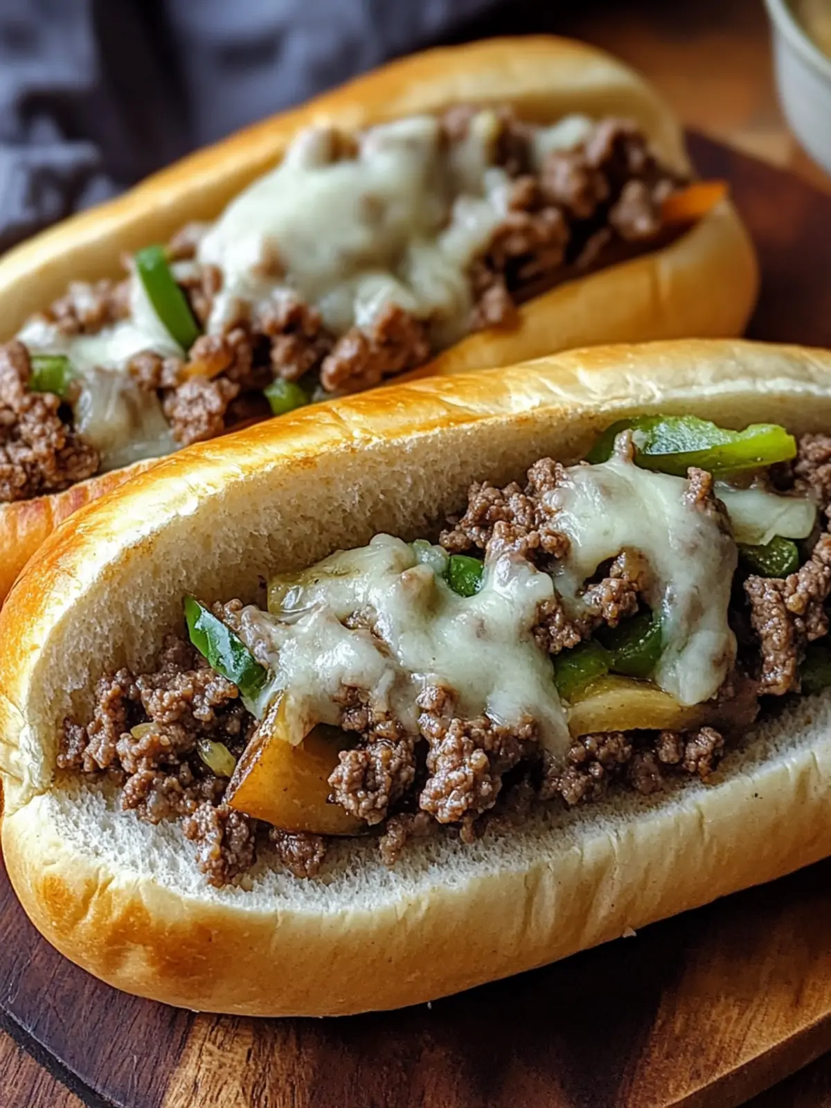 Mouthwatering Ground Beef Philly Cheesesteaks in 30 Minutes 3 Ground Beef Philly Cheesesteaks