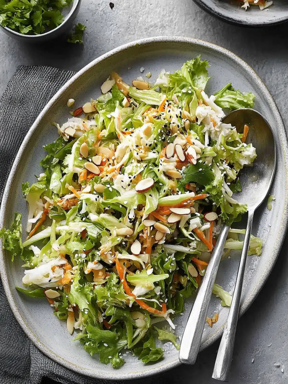 Delicious Sesame Almond Slaw: Crunchy & Healthy Delight 2 Sesame Almond Slaw