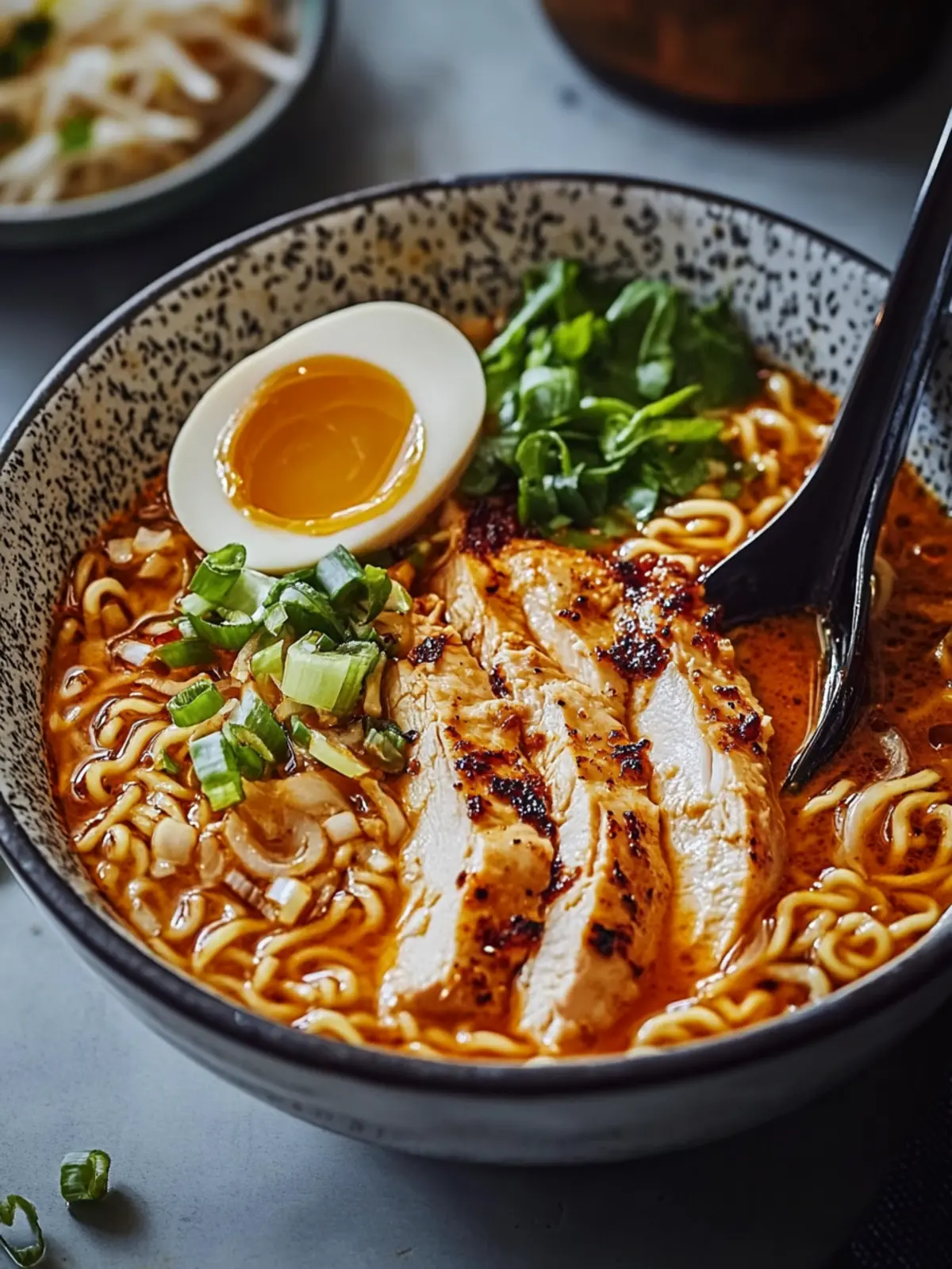 Fiery Chicken Ramen Garlic Bliss: Cozy Spicy Comfort Fast 2 Fiery Chicken Ramen Garlic Bliss: Spicy Comfort in 40 Minutes