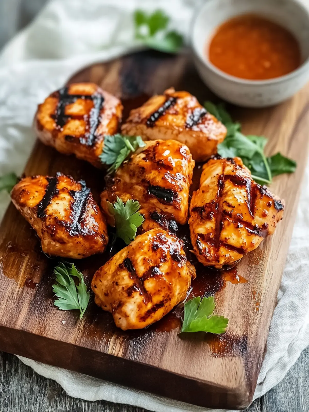Sweet & Spicy Grilled Bourbon Buffalo Chicken You'll Crave! 4 Sweet & Spicy Grilled Bourbon Buffalo Chicken