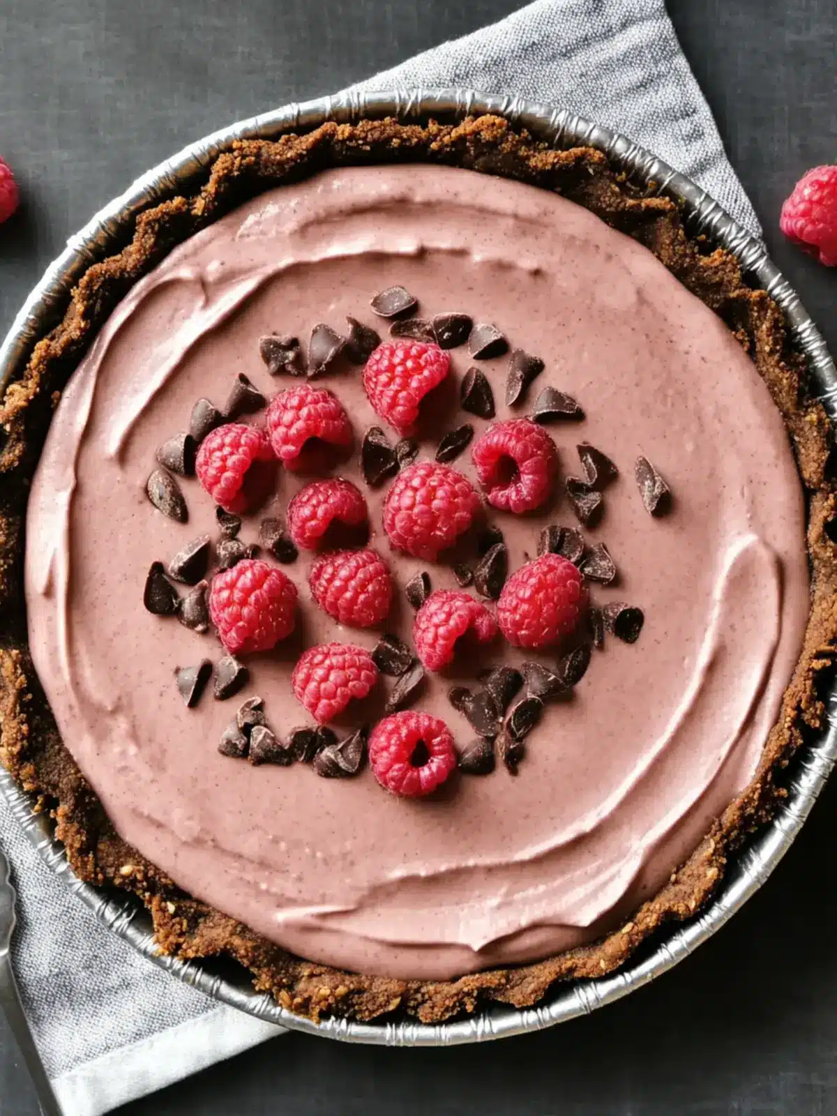 Indulge in Gluten-free Chocolate Raspberry Mousse Pie Bliss 4 Gluten-free Chocolate Raspberry Mousse Pie
