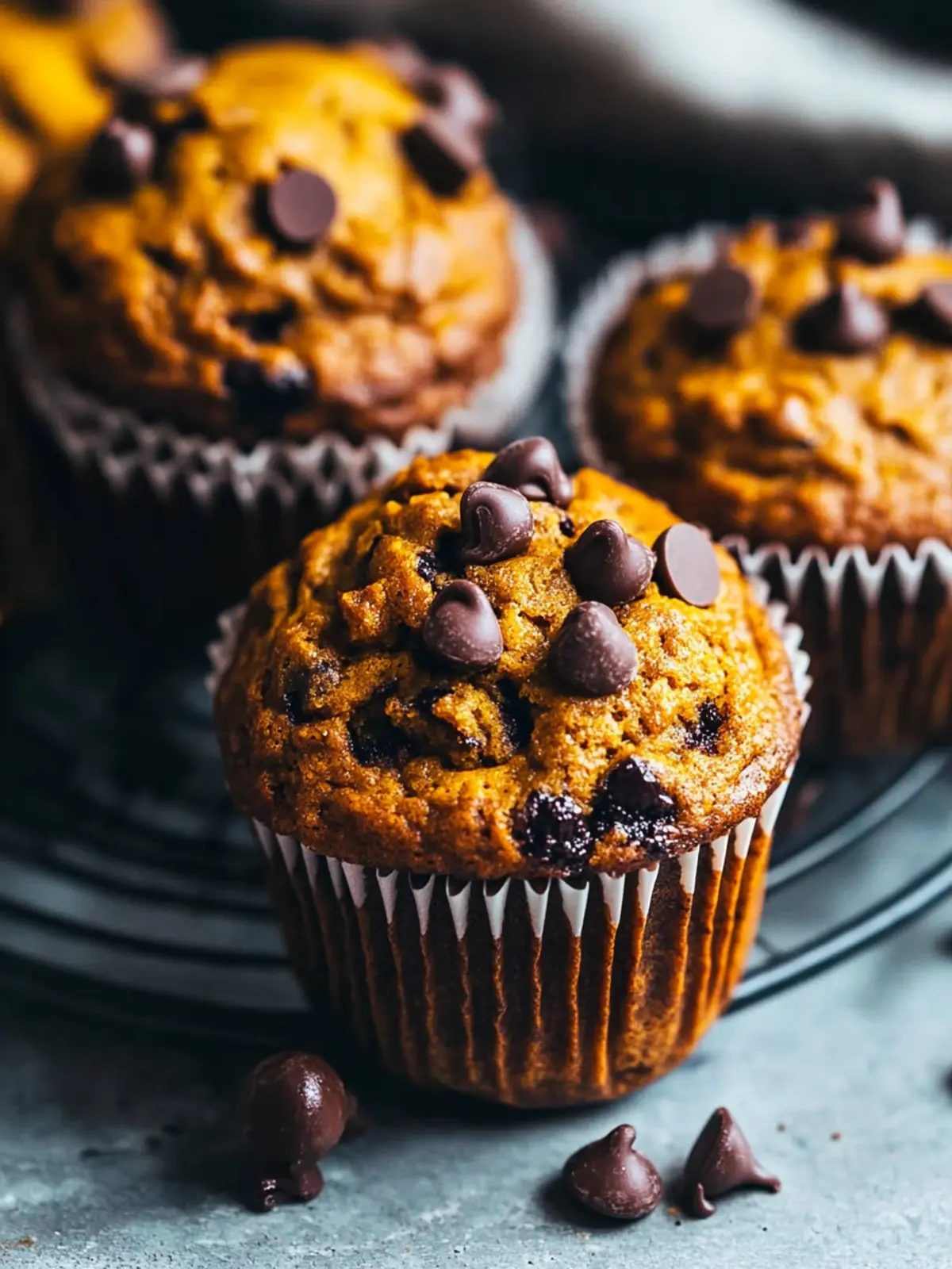 Delicious Pumpkin Chocolate Chip Muffins for Cozy Mornings 4 Pumpkin Chocolate Chip Muffins
