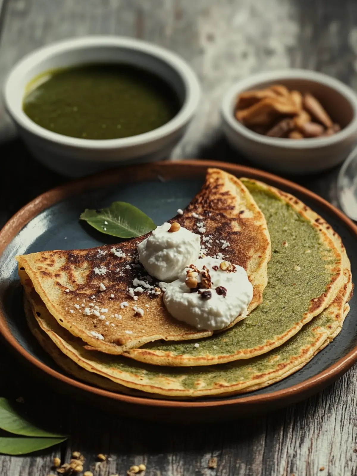 Savory Indian Pesarattu: Delicious Green Gram Pancakes to Fuel Your Day 3 Indian Pesarattu (Green Gram Pancake)