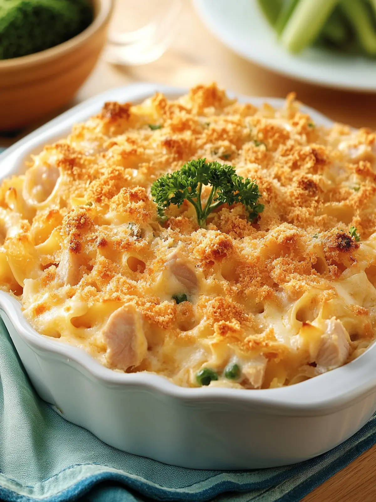 Creamy Tuna Casserole: The Ultimate Comfort Food Dish 2 Tuna Casserole (Baked Tuna and Noodle Dish)