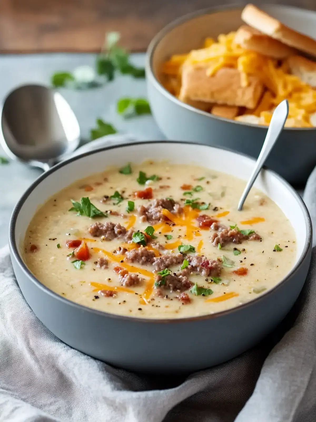 Ultimate Cheeseburger Soup for Cozy Nights In 4 Cheeseburger Soup