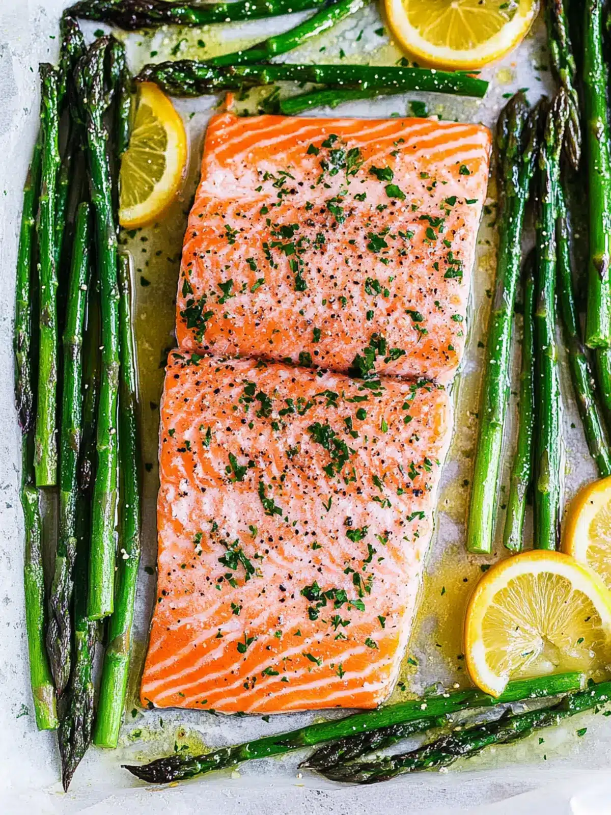 Savory Salmon and Asparagus Sheet Pan Dinner in 20 Minutes 4 Salmon and Asparagus