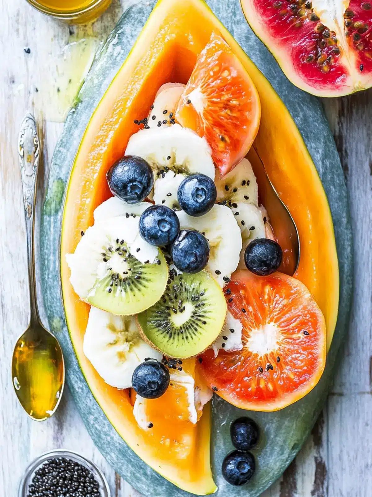 Delightful Papaya Boats: A Healthy Tropical Breakfast Boost 4 Papaya Boats