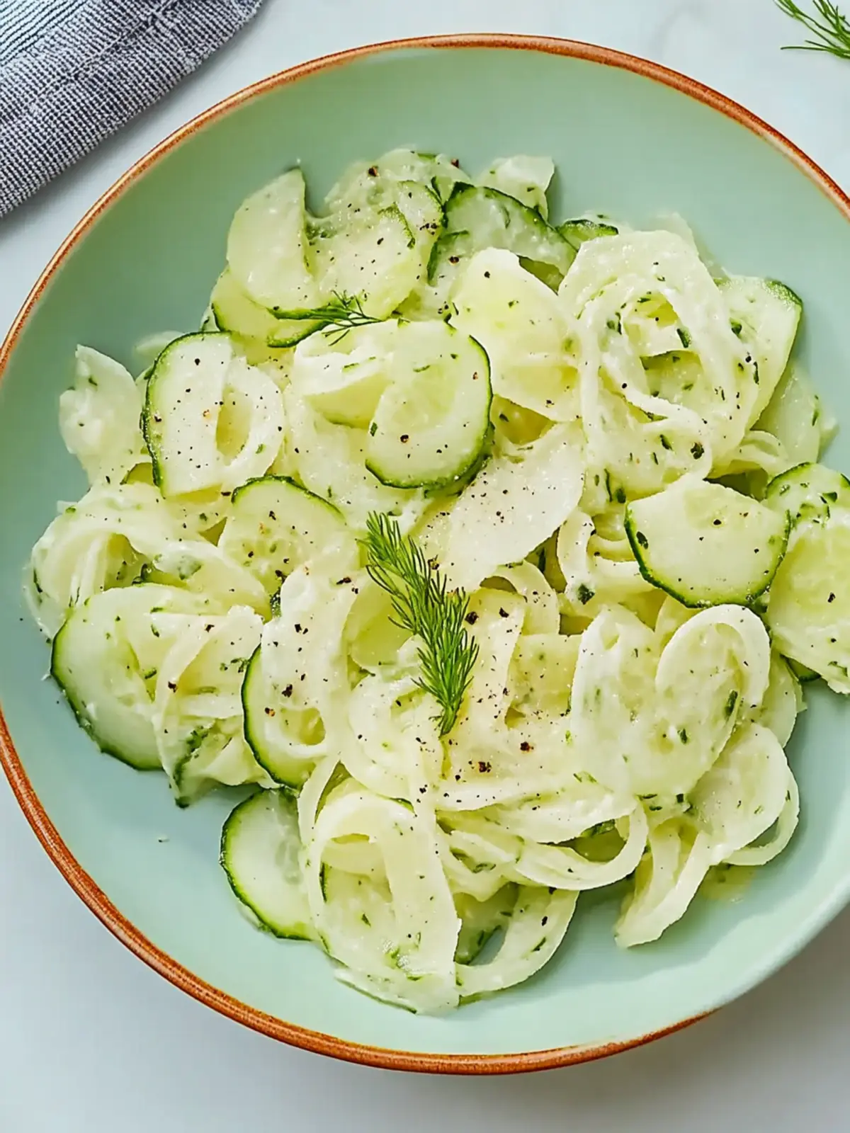 Dad's Creamy Cucumber Salad for Ultimate Summer Refreshment 3 Dad's Creamy Cucumber Salad