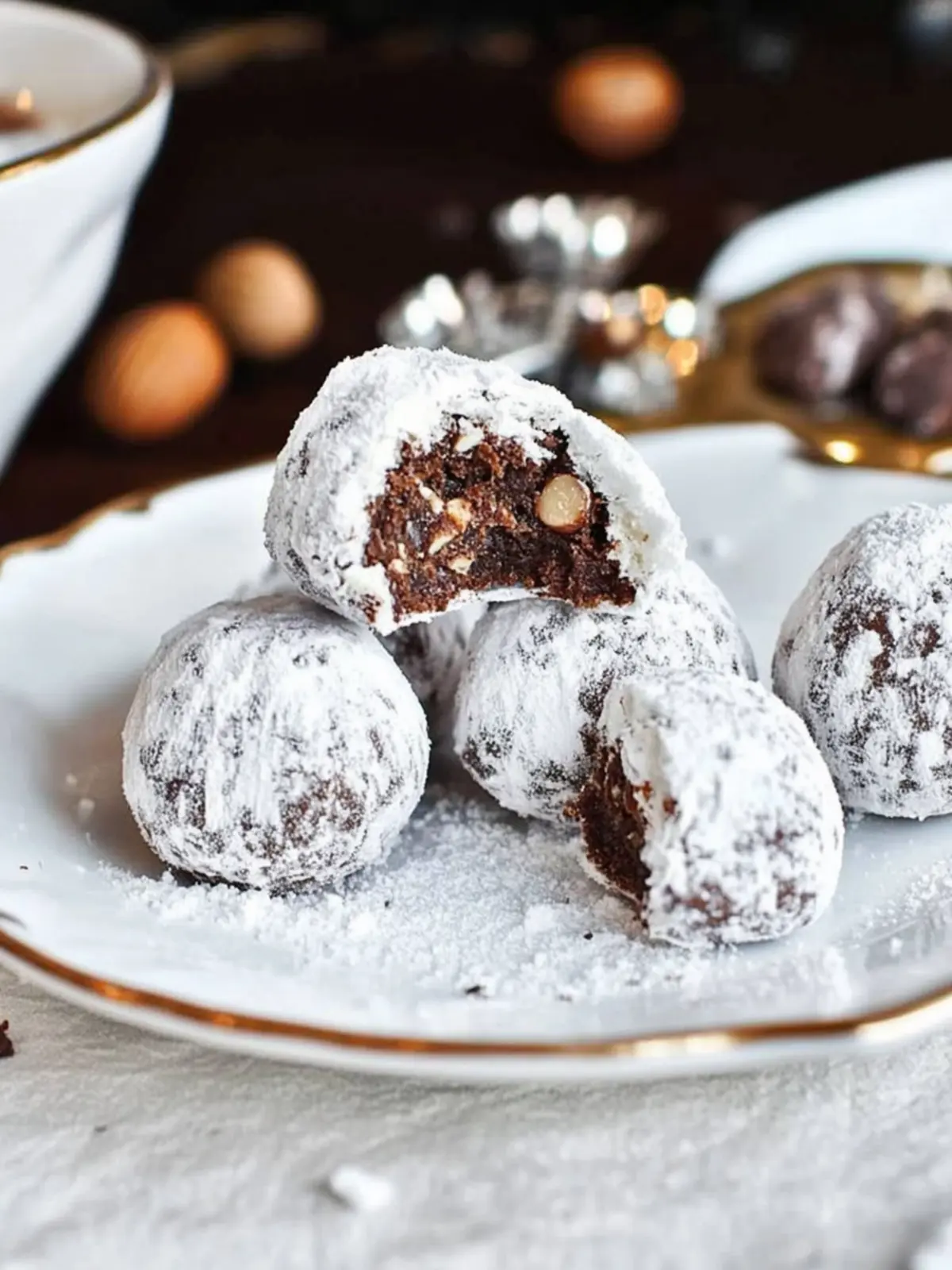 Irresistible Chocolate Hazelnut Snowball Cookies for Everyone 4 Chocolate Hazelnut Snowball Cookies