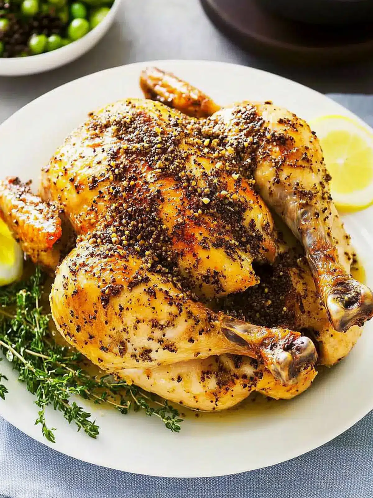 Savory Roast Chicken with Lemon and Rosemary Magic 4 Roast Chicken