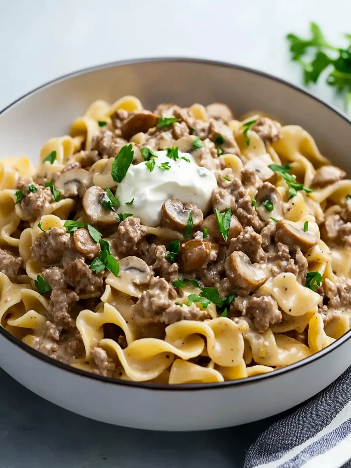 Savor Ground Beef Stroganoff Noodles for Cozy Home Dinners 2 Ground Beef Stroganoff Noodles