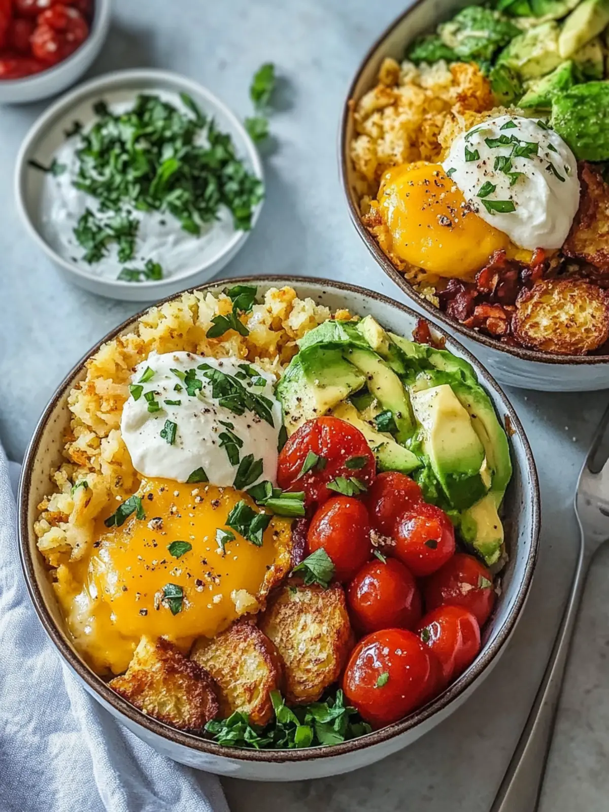 Satisfy Mornings with Ultimate Hash Brown Breakfast Bowls 3 Hash Brown Breakfast Bowls