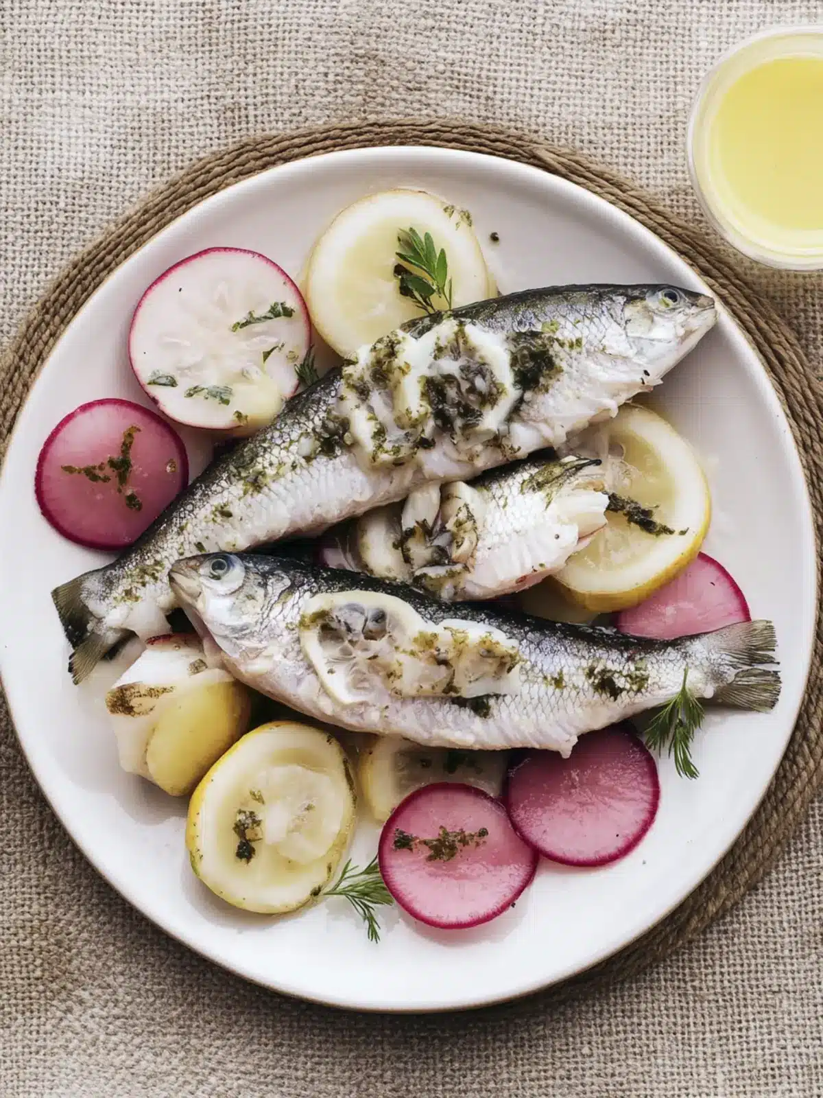 Delicious German Matjes Pickled Herring with Creamy Dill Potatoes 3 German Matjes (Pickled Herring)