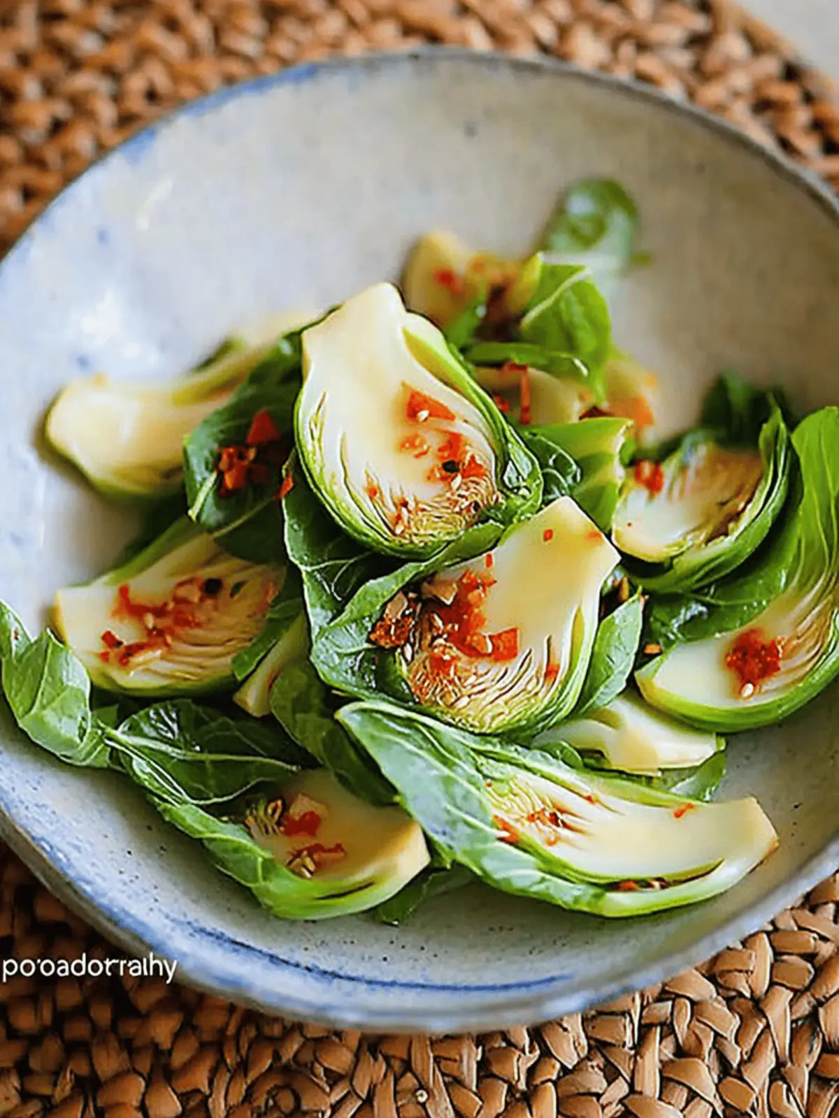 Bright and Crunchy Easy Spicy Baby Bok Choy Salad Delight 3 Easy Spicy Baby Bok Choy Salad