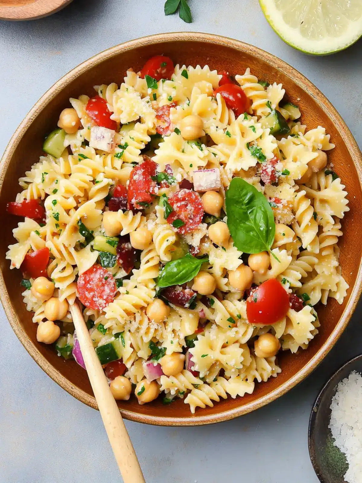 Chickpea Pasta Salad: Refreshing Flavors for Quick Meals 3 Chickpea Pasta Salad