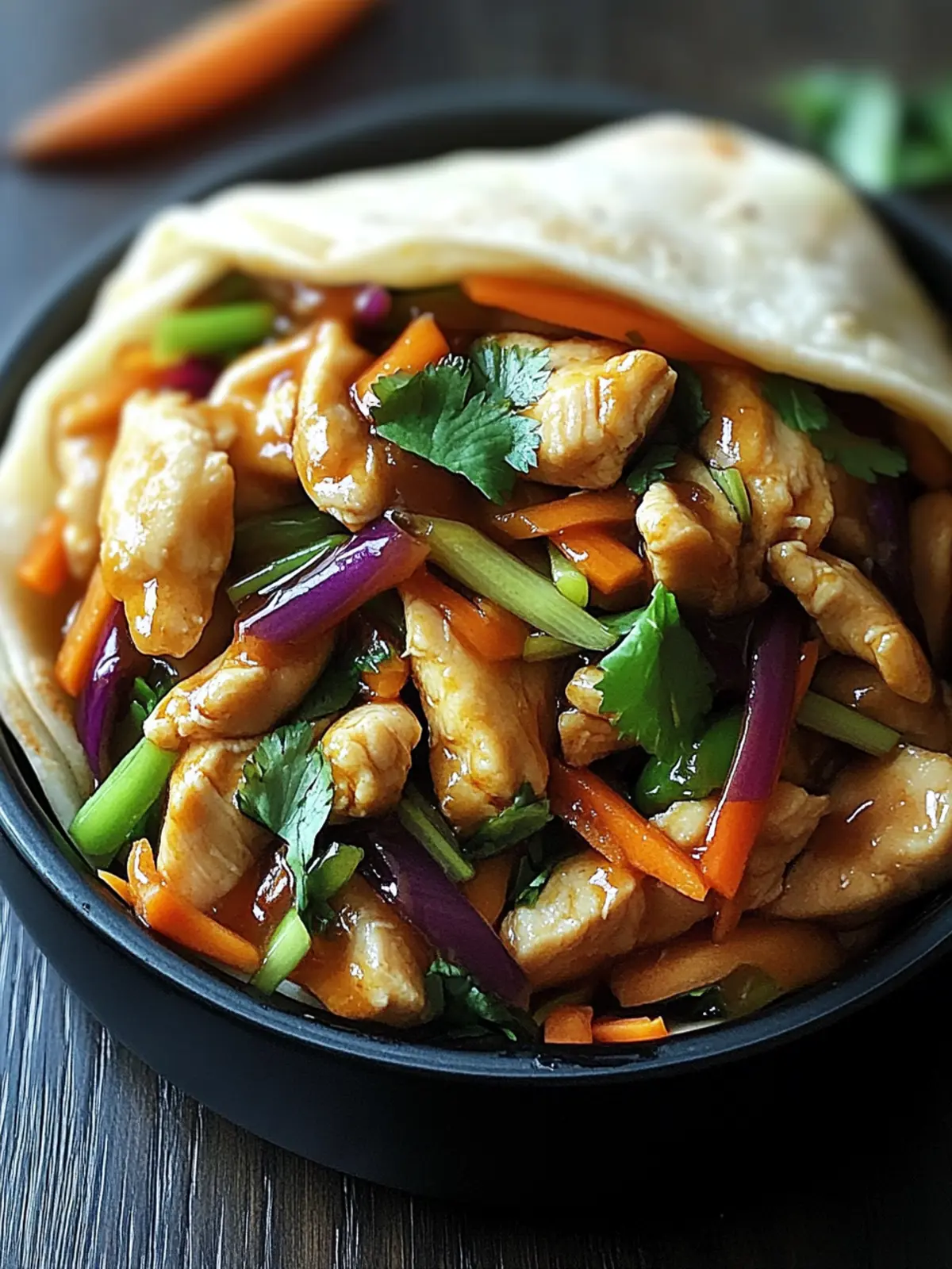 Quick Savory Moo Shu Chicken Wraps for a Weeknight Wow! 3 Savory Moo Shu Chicken Wraps for Quick Weeknight Wow