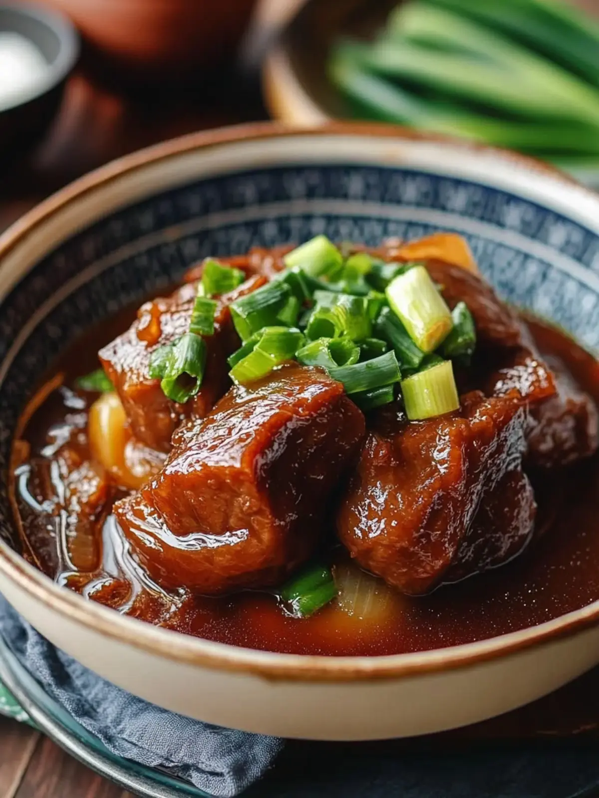 Savory Chinese Braised Ti Pang: A Festive Pork Shank Delight 4 Chinese Braised Ti Pang (Pork Shank 红ç§è¹è)