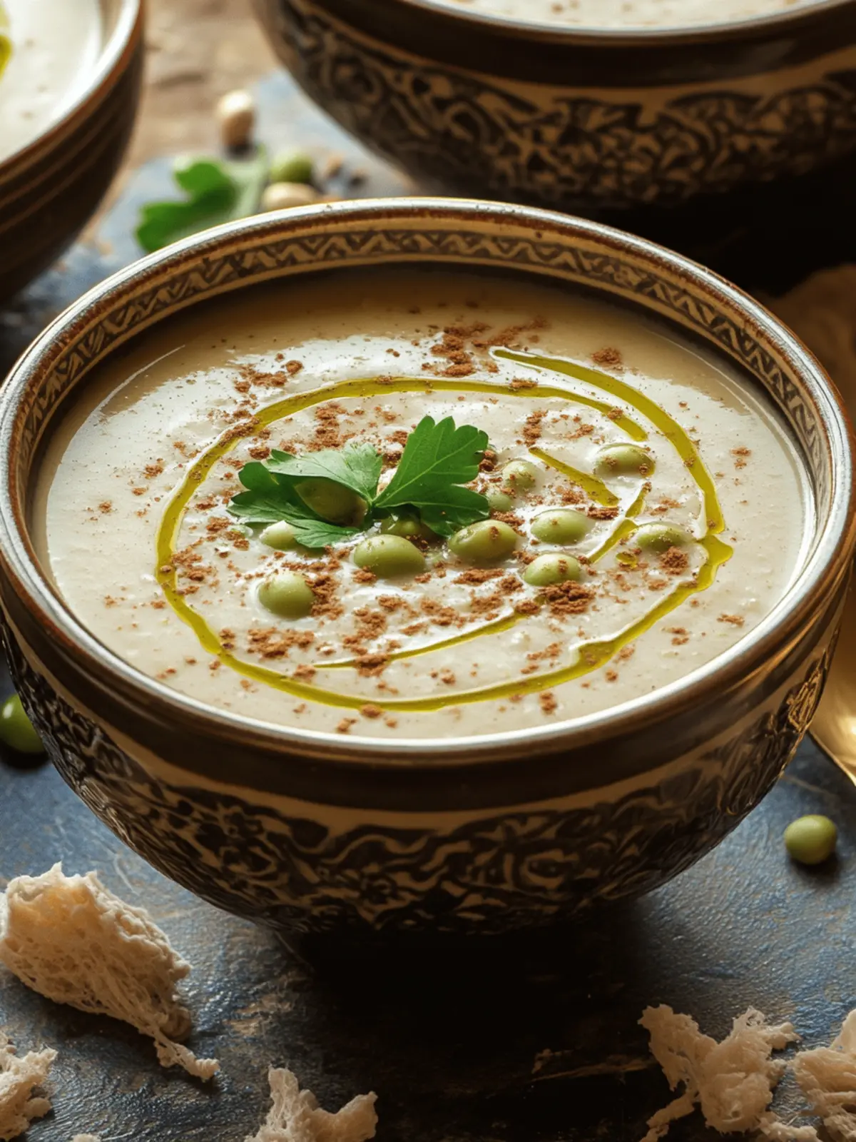 Savor Moroccan Bissara: Comforting Fava Bean Soup Delight 4 Moroccan Bissara (Fava Bean Soup)