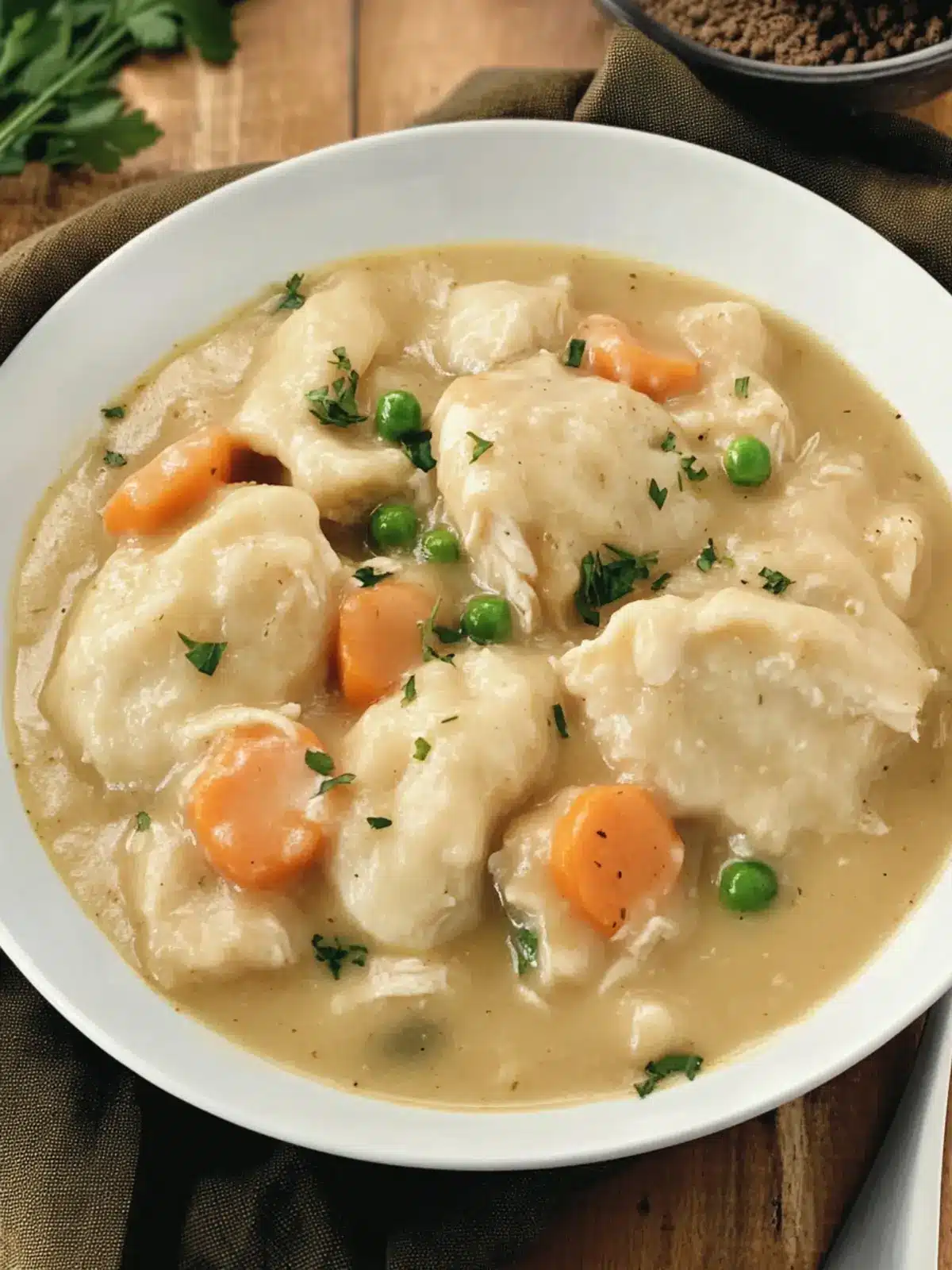 Cozy Up with Hearty Chicken and Dumplings Stew Tonight 2 Chicken and Dumplings (Stewed Chicken with Dumplings)