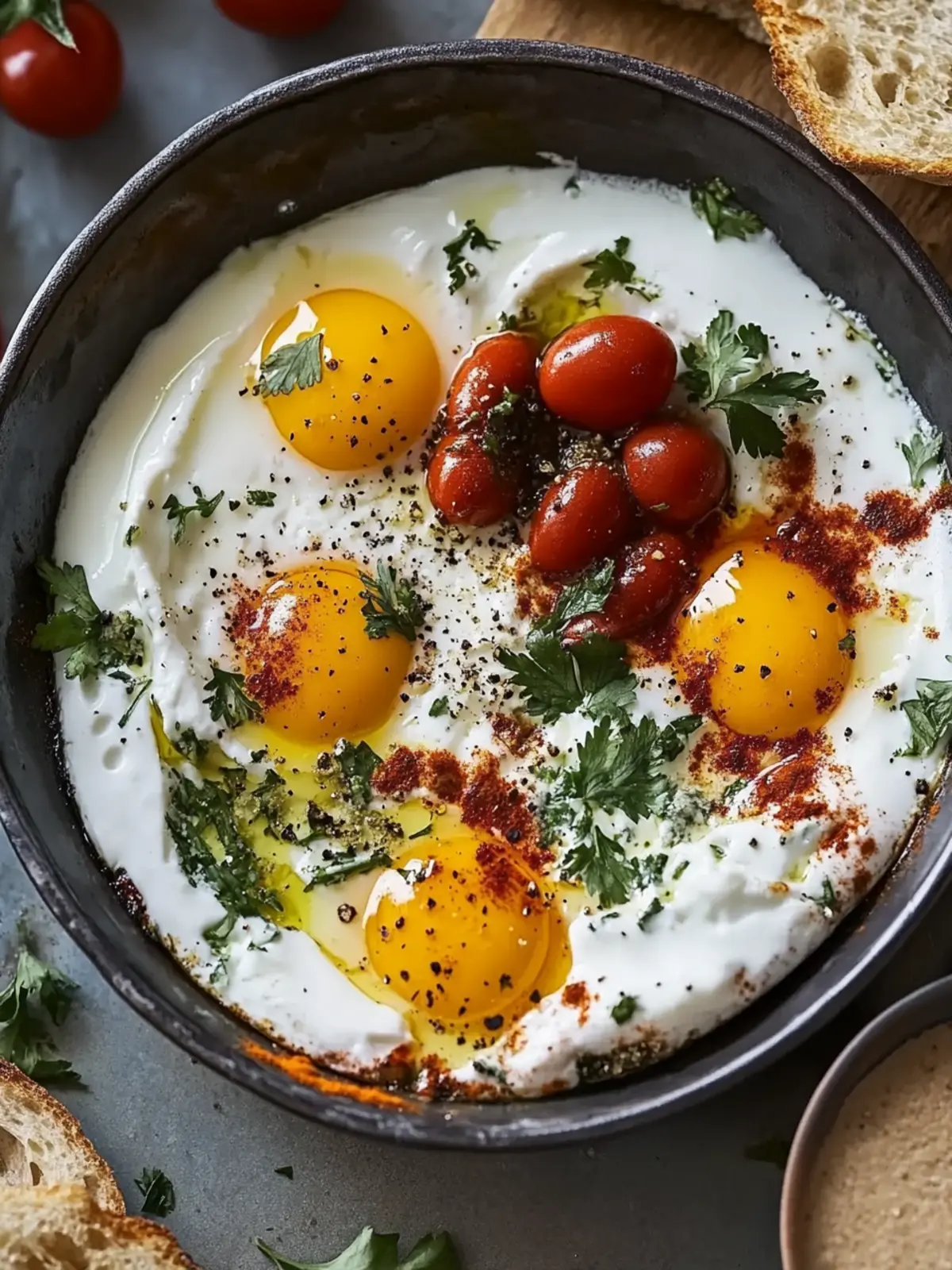 Turkish Eggs (Cilbir): Your New Favorite Creamy Breakfast 3 Turkish Eggs (Cilbir): A Creamy and Spiced Mediterranean Breakfast