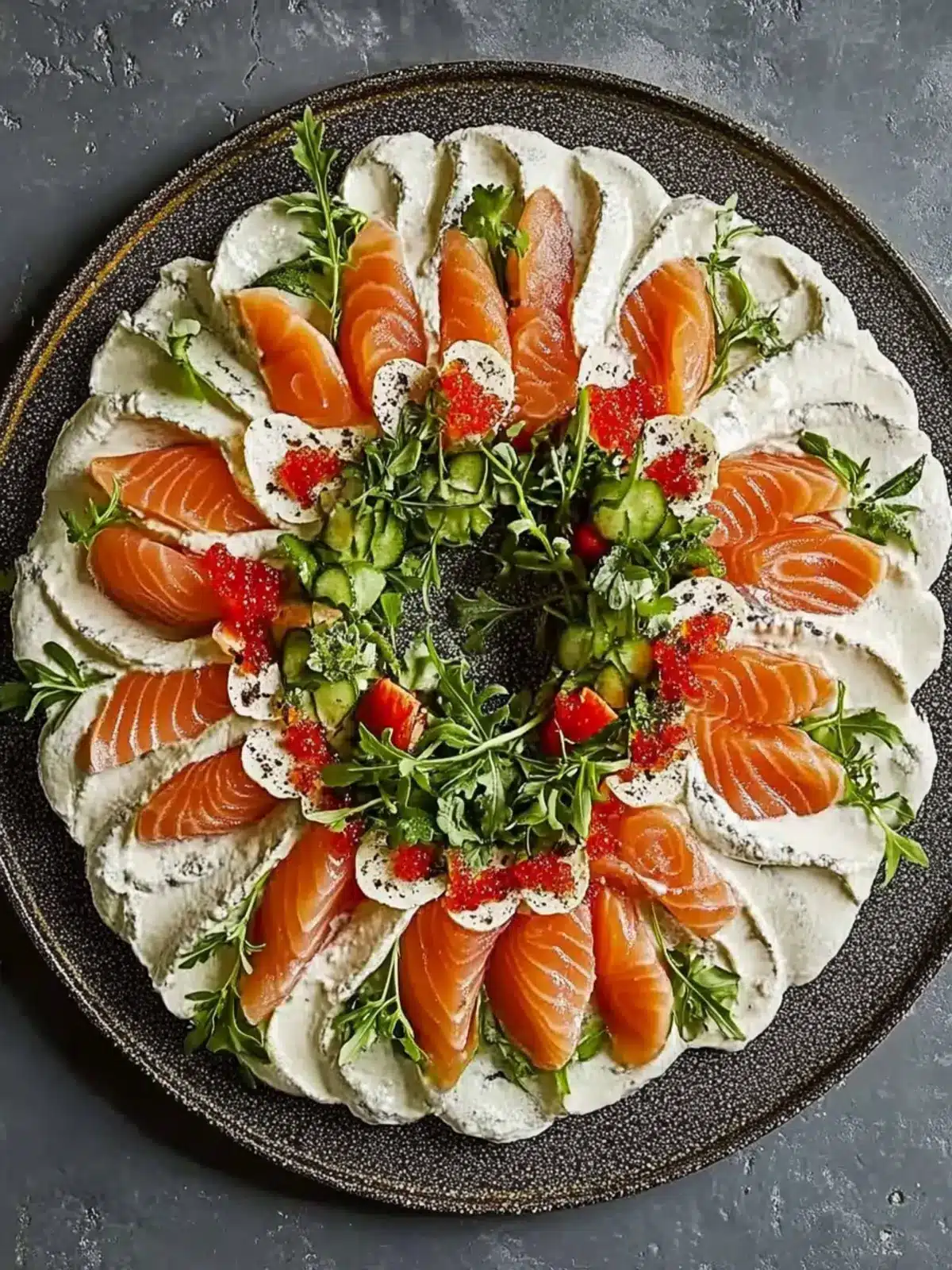 Smoked Salmon Grazing Wreath: Your Festive Flavor Fiesta 3 Smoked salmon grazing wreath