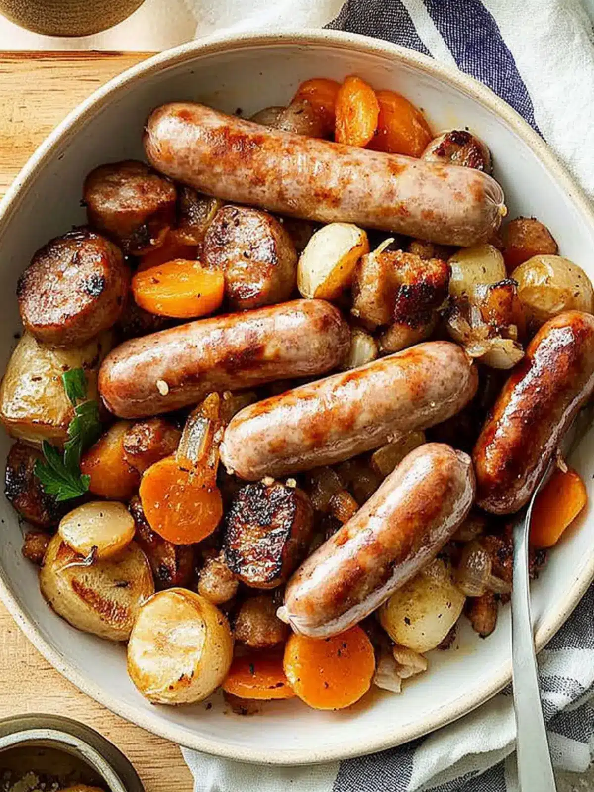 Easy Bratwurst Dinner: One-Pot Foil Pack Wonder 2 Bratwurst Dinner
