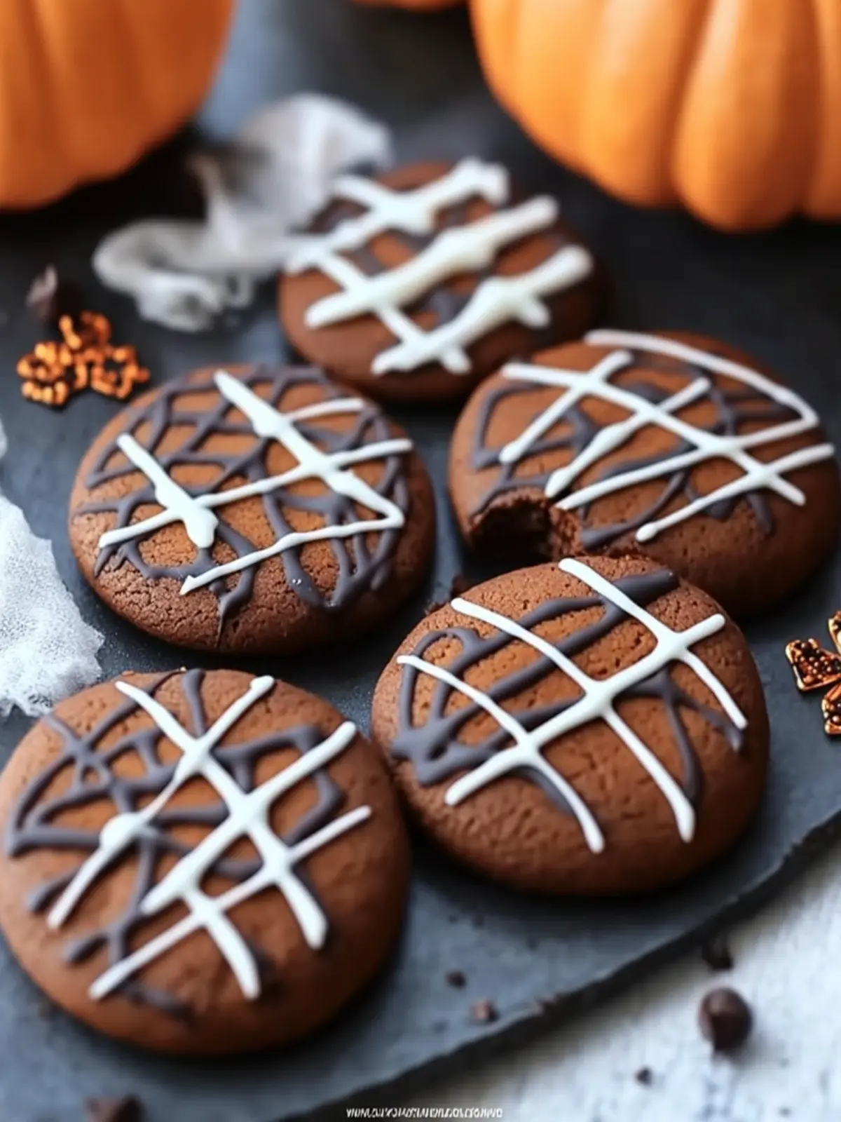 Chocolate Pumpkin Cut Out Cookies for Spooky Halloween Fun 4 Chocolate Pumpkin Cut Out Cookies for a Festive Halloween Treat
