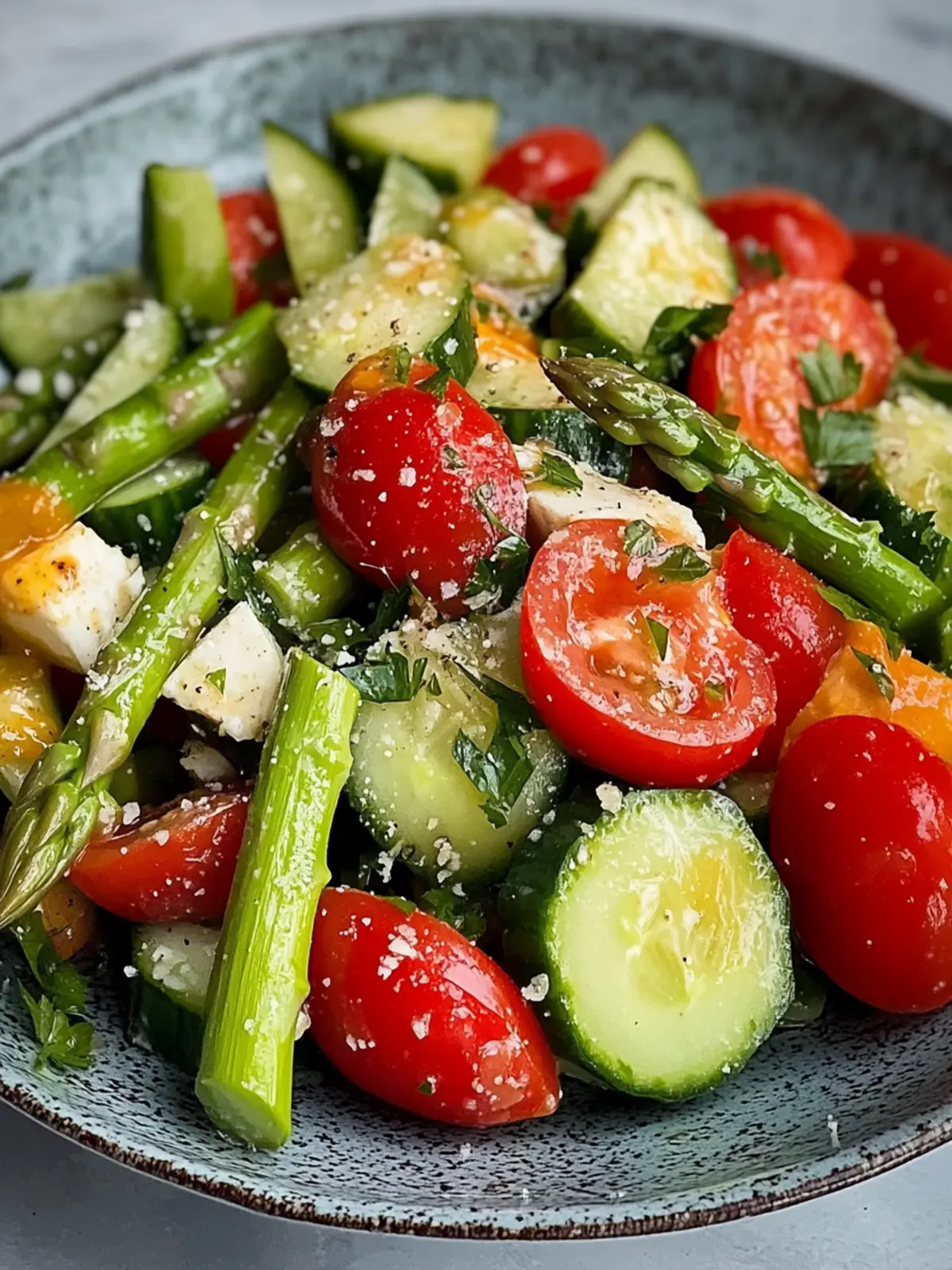 Refreshing Asparagus, Cucumber, and Tomato Salad Magic 4 Asparagus, Cucumber, and Tomato Salad