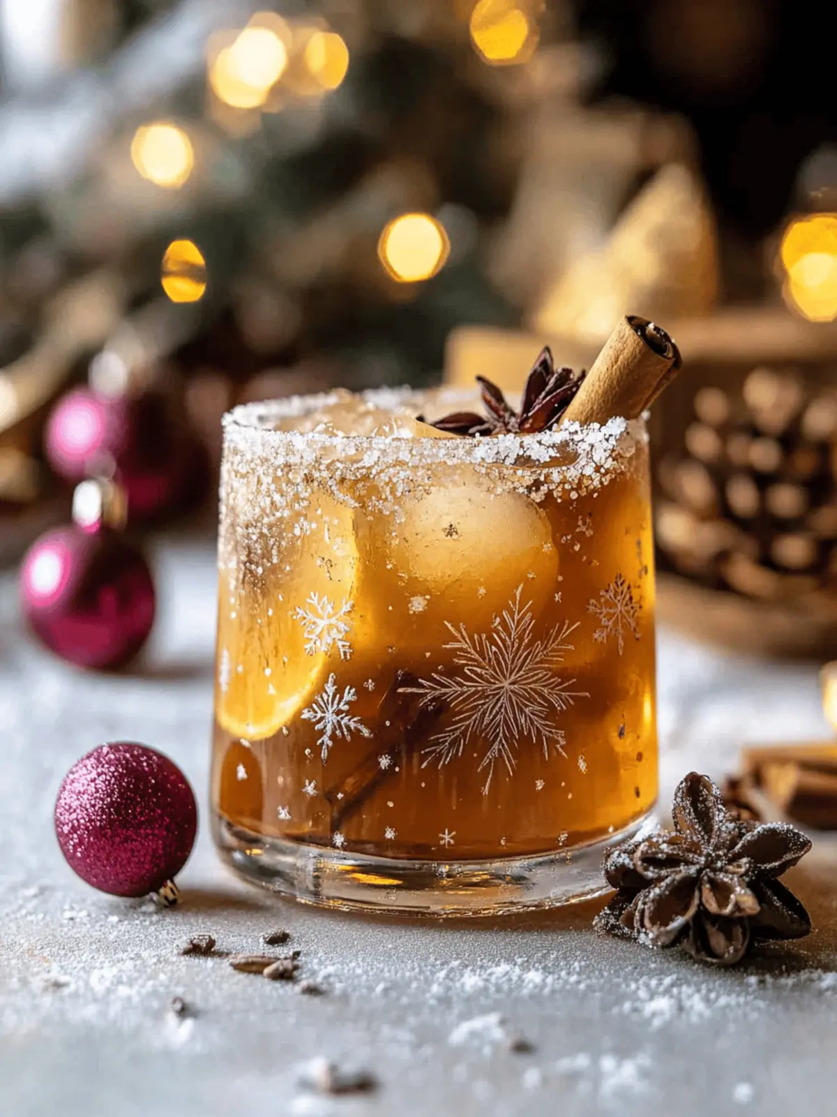 Delicious Christmas Old Fashioned with a Maple Twist 2 Christmas Old Fashioned