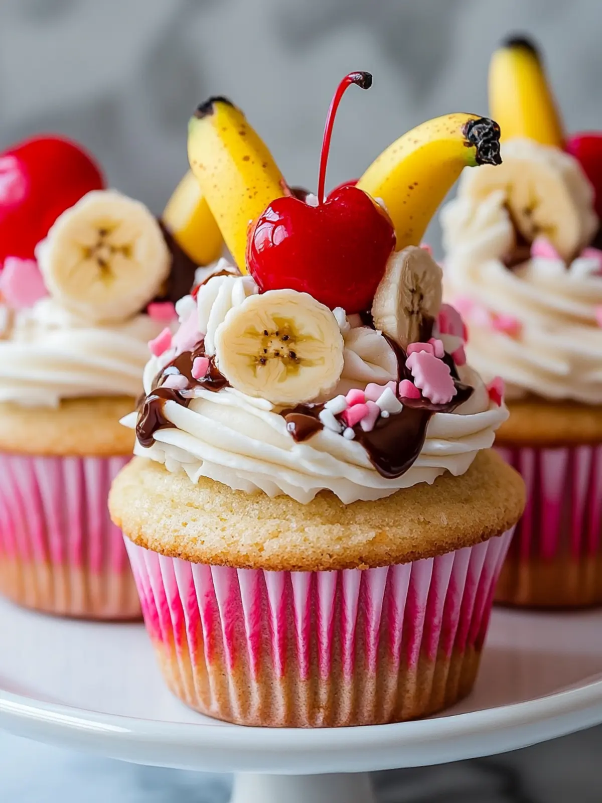 Banana Split Cupcakes: Your New Summer Dessert Obsession 2 Banana Split Cupcakes