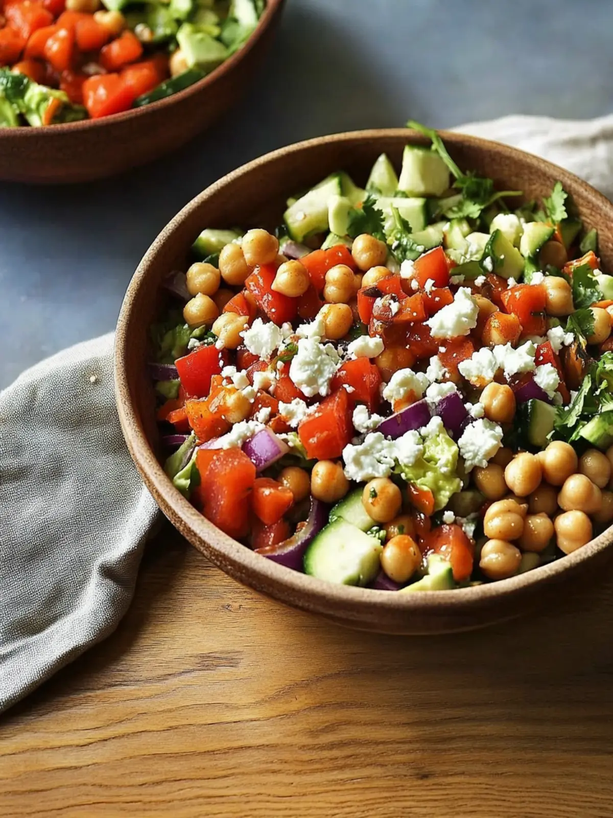 Zesty Buffalo Chickpea Salad with Creamy Ranch Delight 2 Buffalo Chickpea Salad