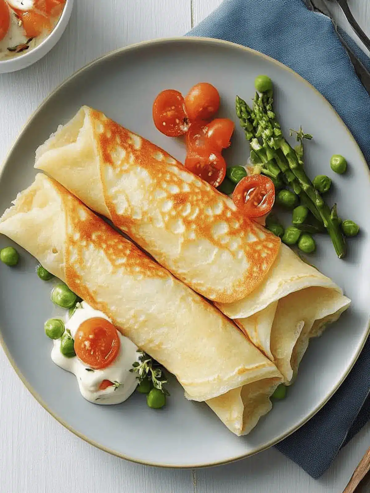 Savory Turkey Crepes with Creamy Filling for Cozy Nights 4 Turkey Crepes