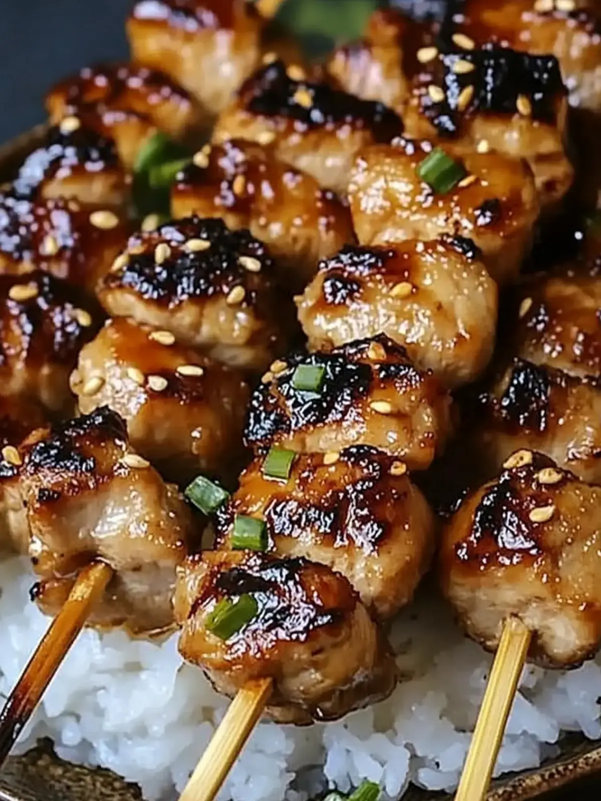 Savory Japanese Chicken Yakitori: Quick Grilled Goodness 2 Japanese Chicken Yakitori