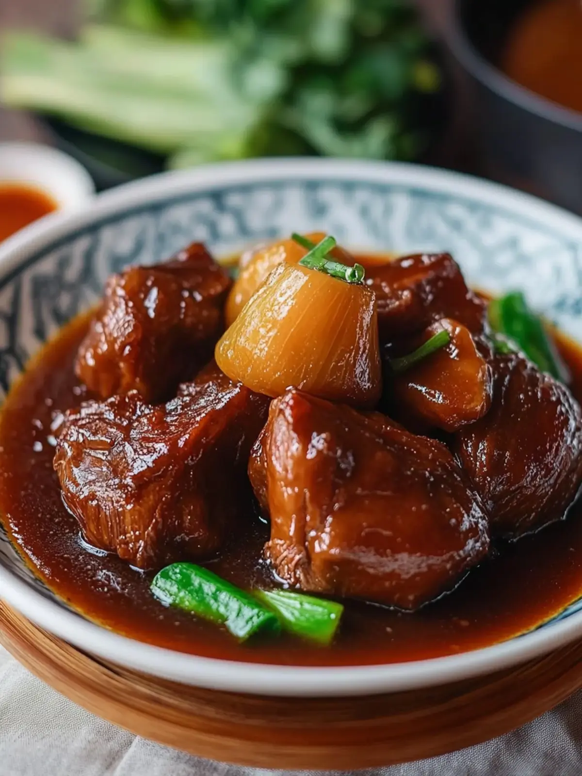 Savory Chinese Braised Ti Pang: A Festive Pork Shank Delight 3 Chinese Braised Ti Pang (Pork Shank 红ç§è¹è)
