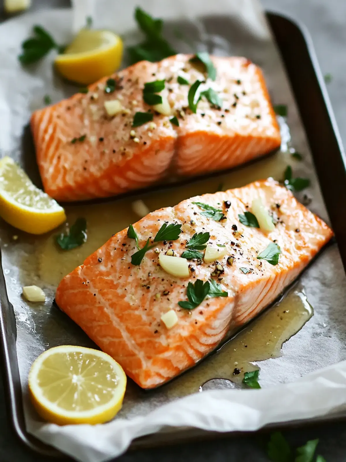 Salmon with a Garlic Twist: Flavorful and Healthy Delight 4 Salmon with a Garlic Twist