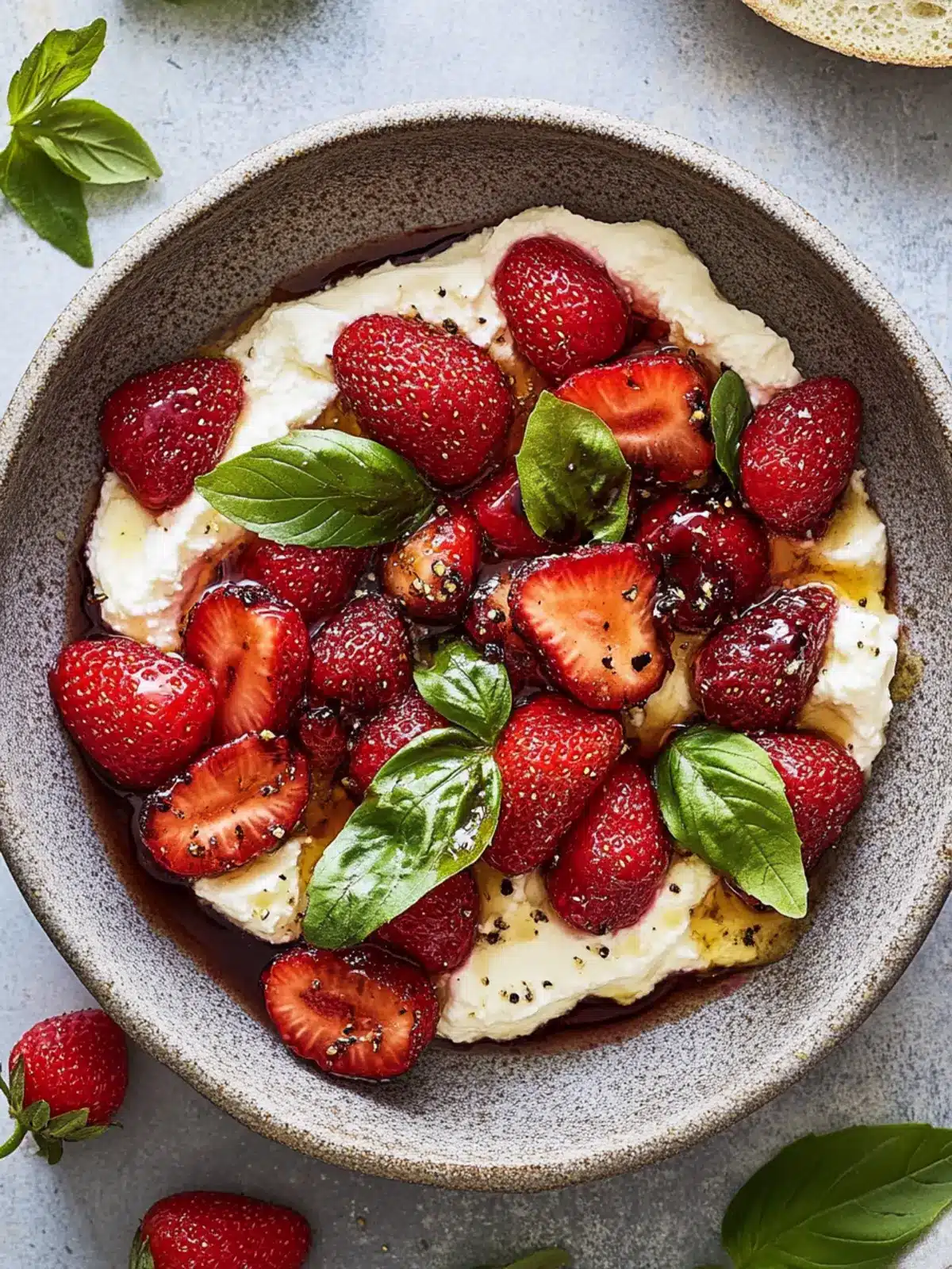 Whipped Feta with Balsamic Roasted Strawberries Bliss 3 Whipped Feta With Balsamic Roasted Strawberries
