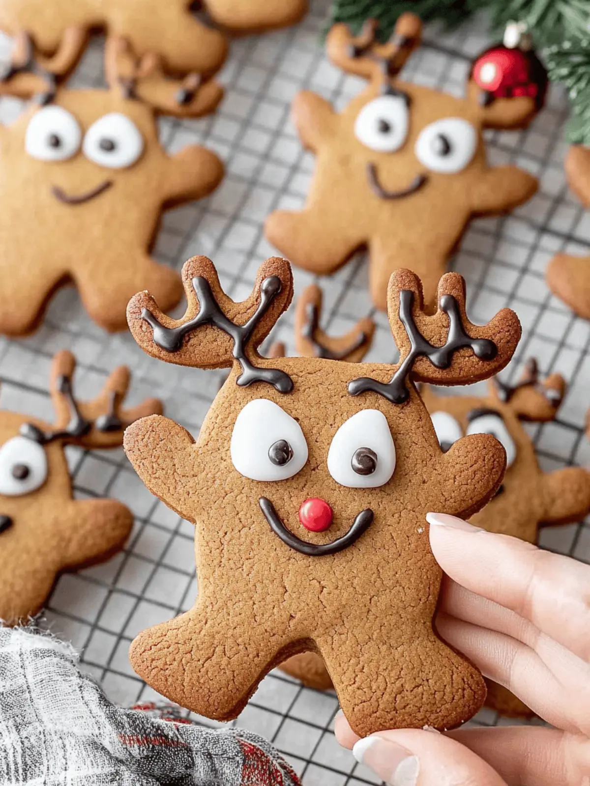 Reindeer Gingerbread Cookies: Easy Holiday Baking Fun 3 Reindeer Gingerbread Cookies: Fun Holiday Baking Hack