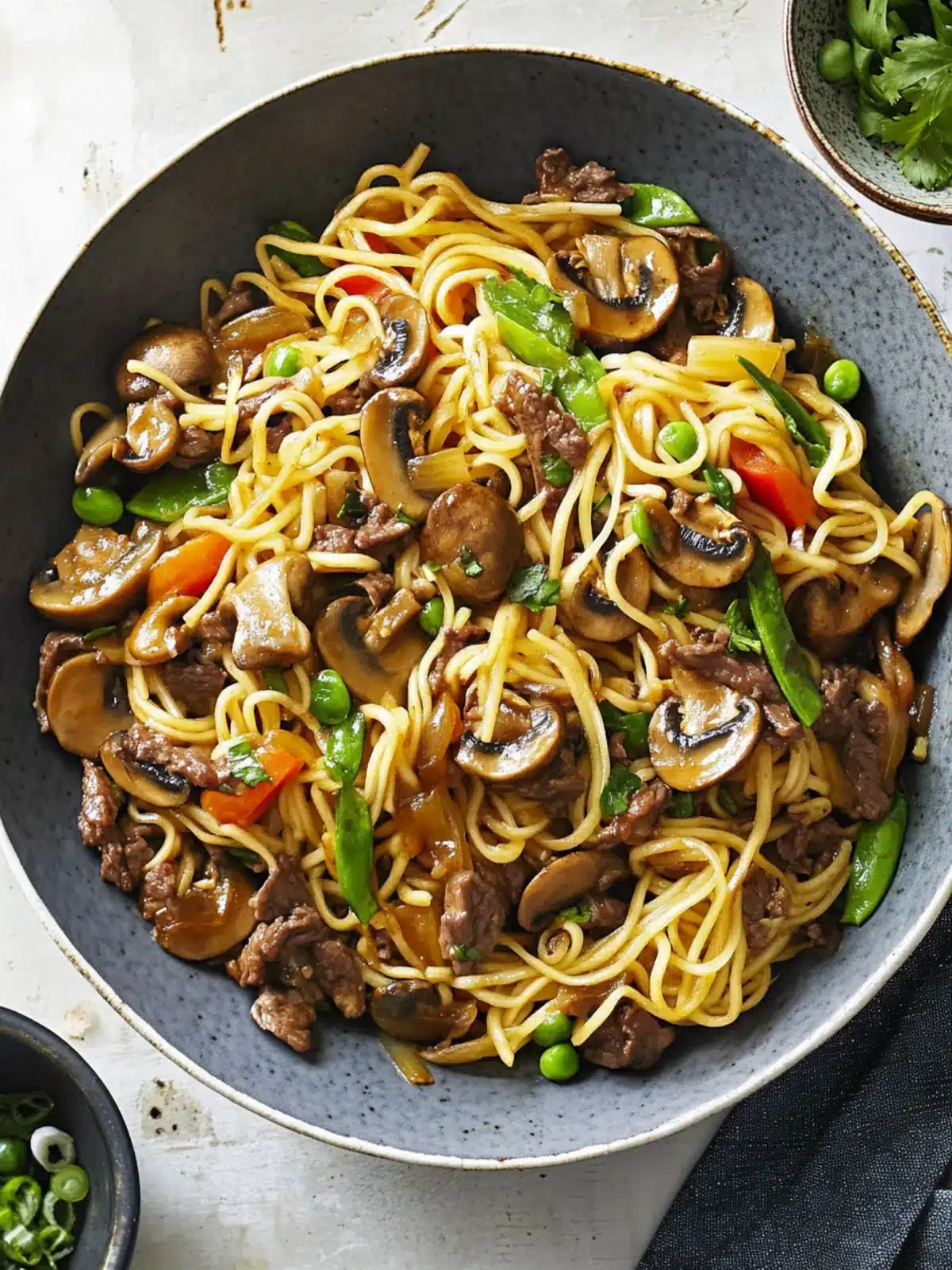 Mouthwatering Mushroom Beef And Noodle Stir Fry in 15 Minutes 3 Mushroom Beef And Noodle Stir Fry