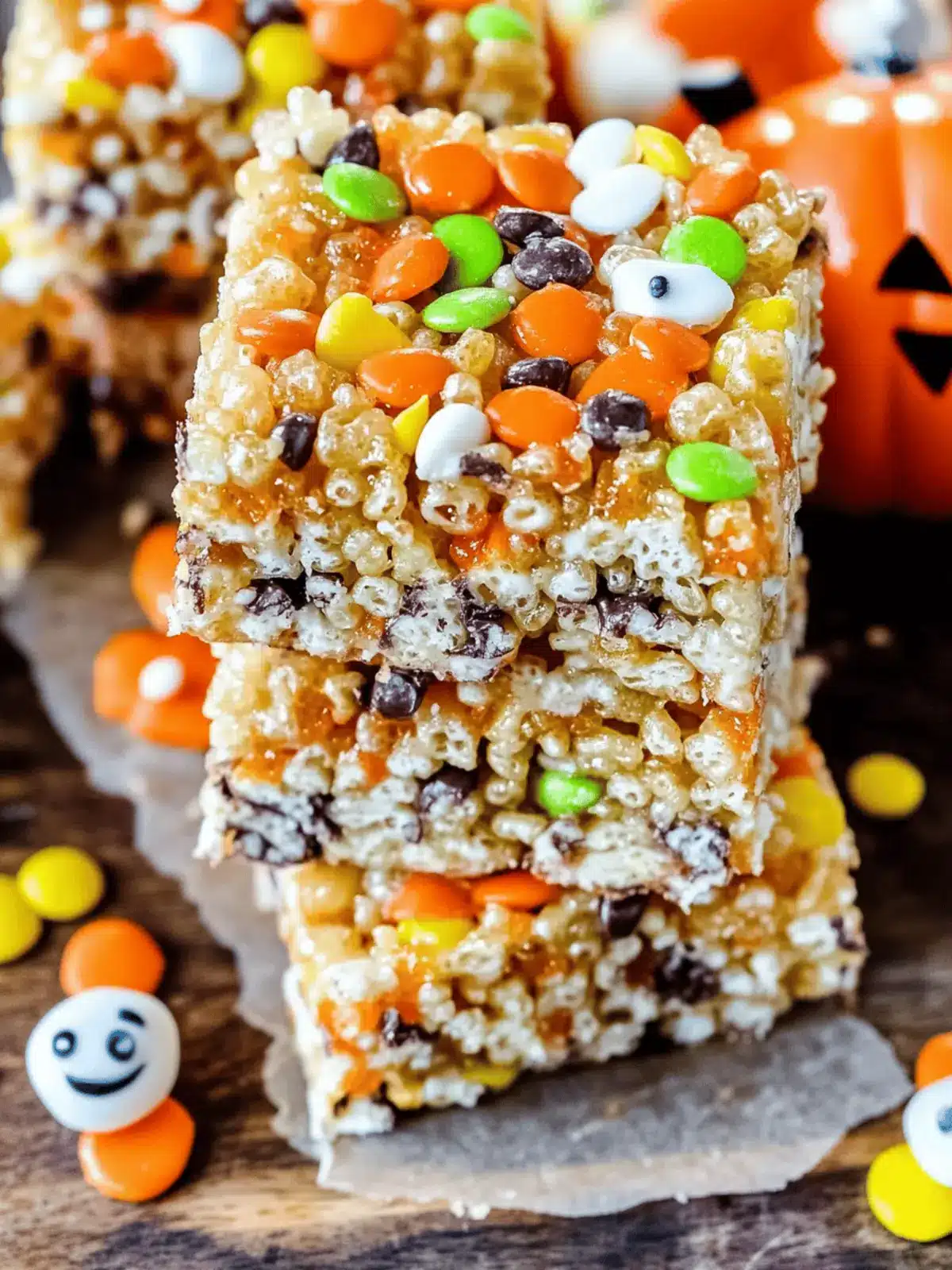 Deliciously Spooky Halloween Rice Krispie Treats Recipe 4 Halloween Rice Krispie Treats