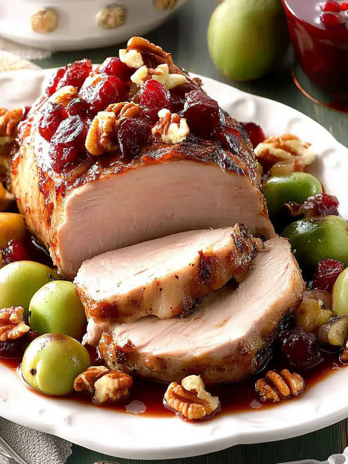 Fruity-Pecan Pork Roast: A Celebration of Flavorful Joy 4 Fruit-Pecan Pork Roast