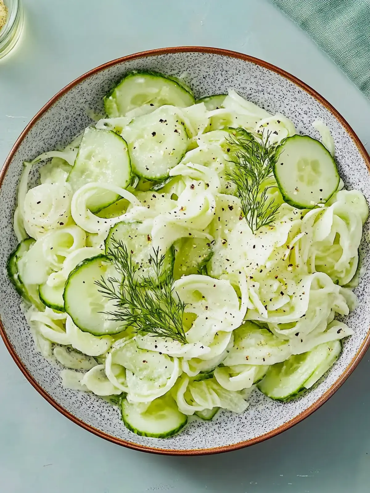 Dad's Creamy Cucumber Salad: A Fresh Family Favorite 4 Dad's Creamy Cucumber Salad