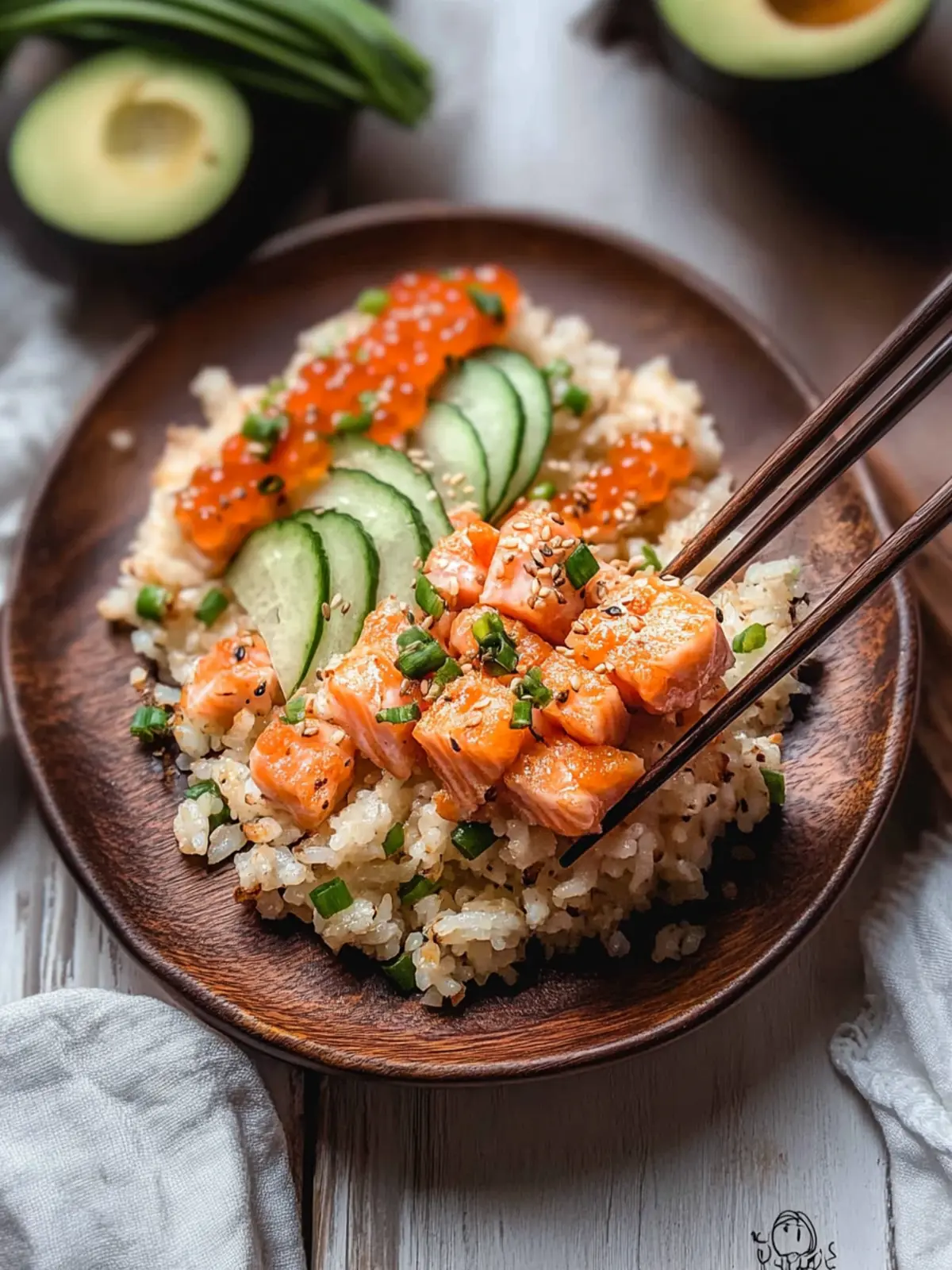 Salmon Crispy Rice: Your New Favorite Sushi-Inspired Snack 2 Salmon Crispy Rice