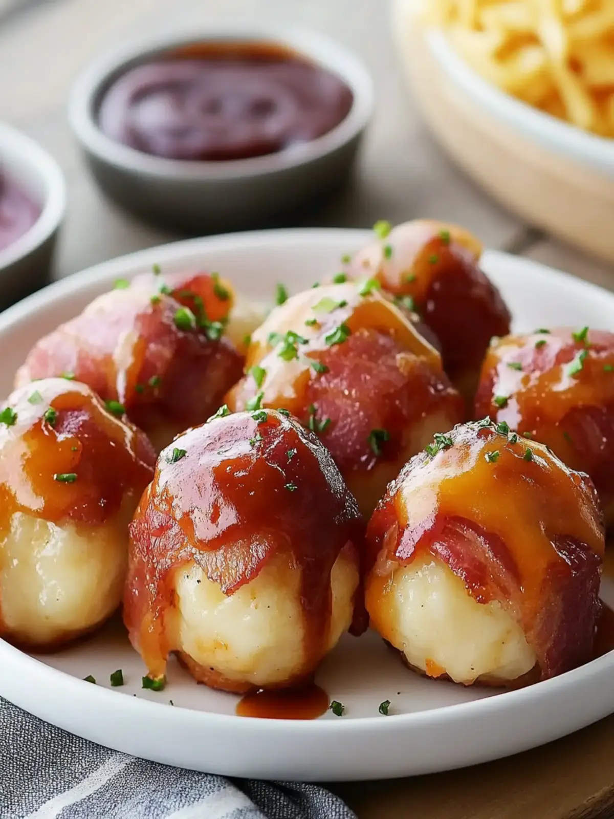 Cheddar-Stuffed BBQ Bacon Bombs That Wow Every Guest 2 Cheddar-Stuffed BBQ Bacon Bombs