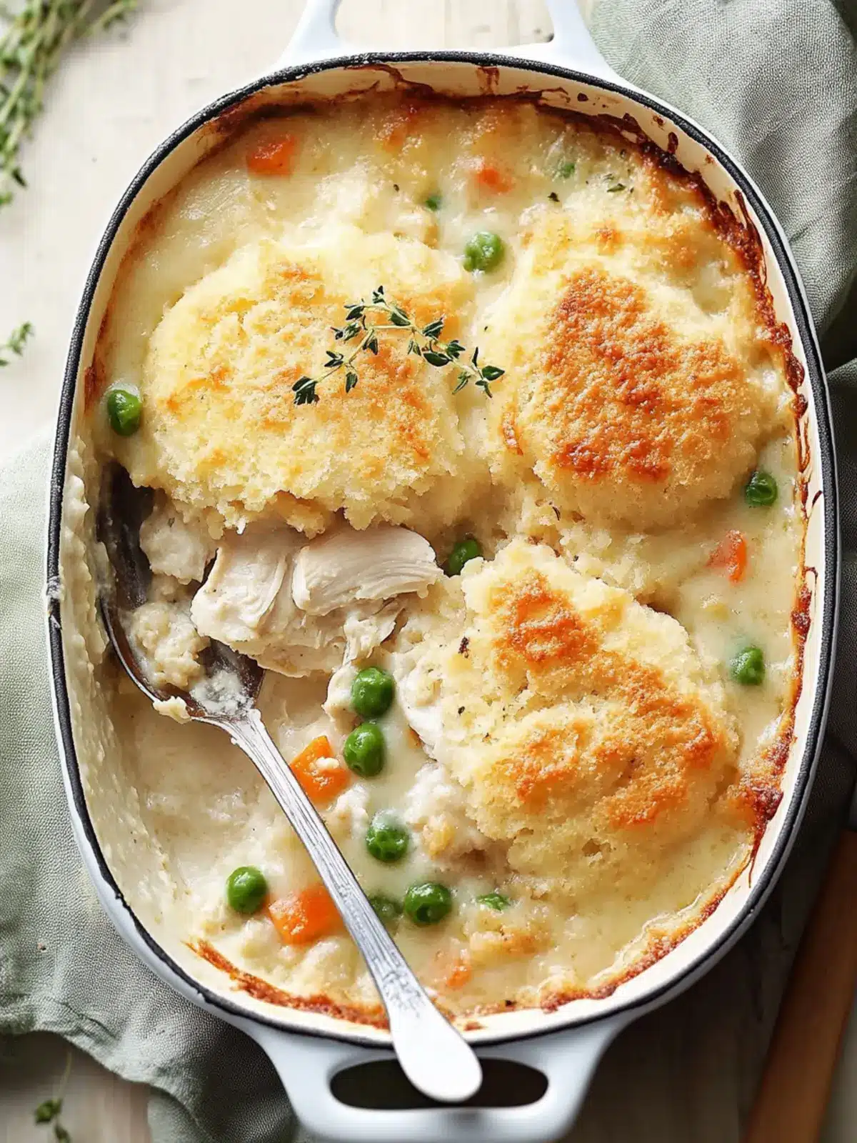 Savor the Comfort of One-Pan Easy Chicken Cobbler Tonight 2 Savor the Comfort of Easy Chicken Cobbler in One Pan