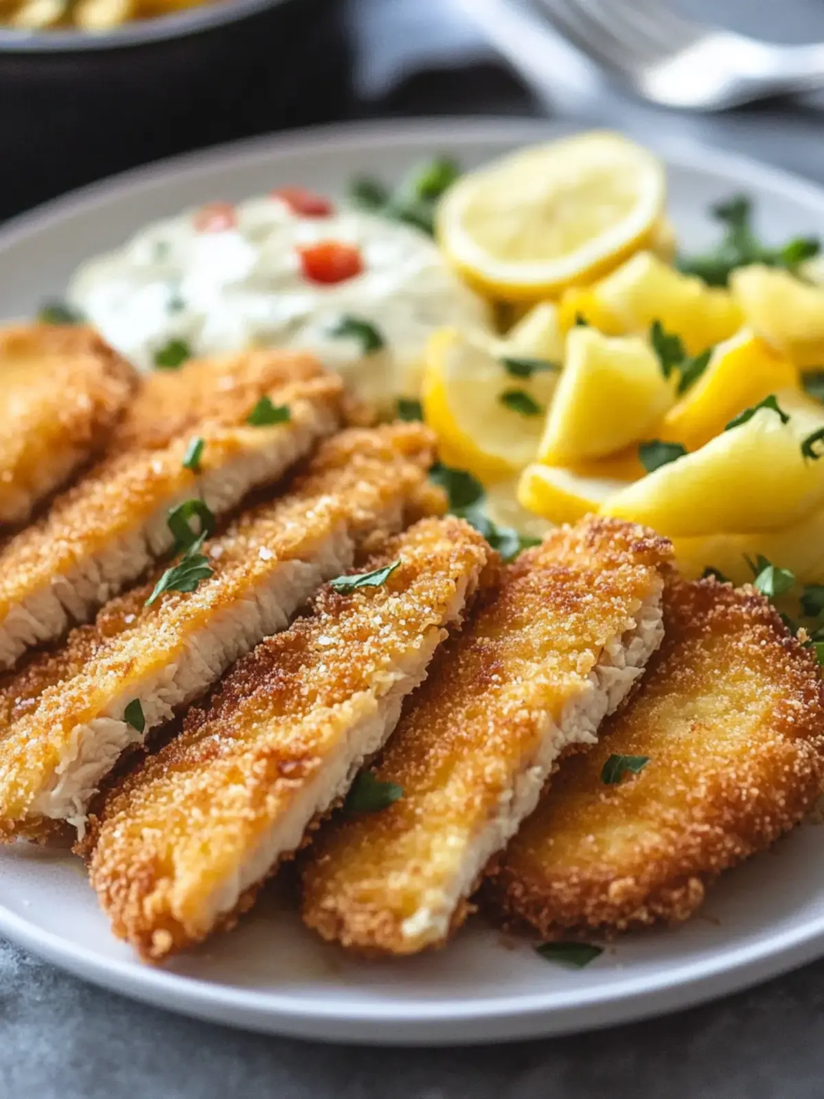 Easy 30-Minute Chicken Schnitzel for Crispy Comfort Food 2 Chicken Schnitzel